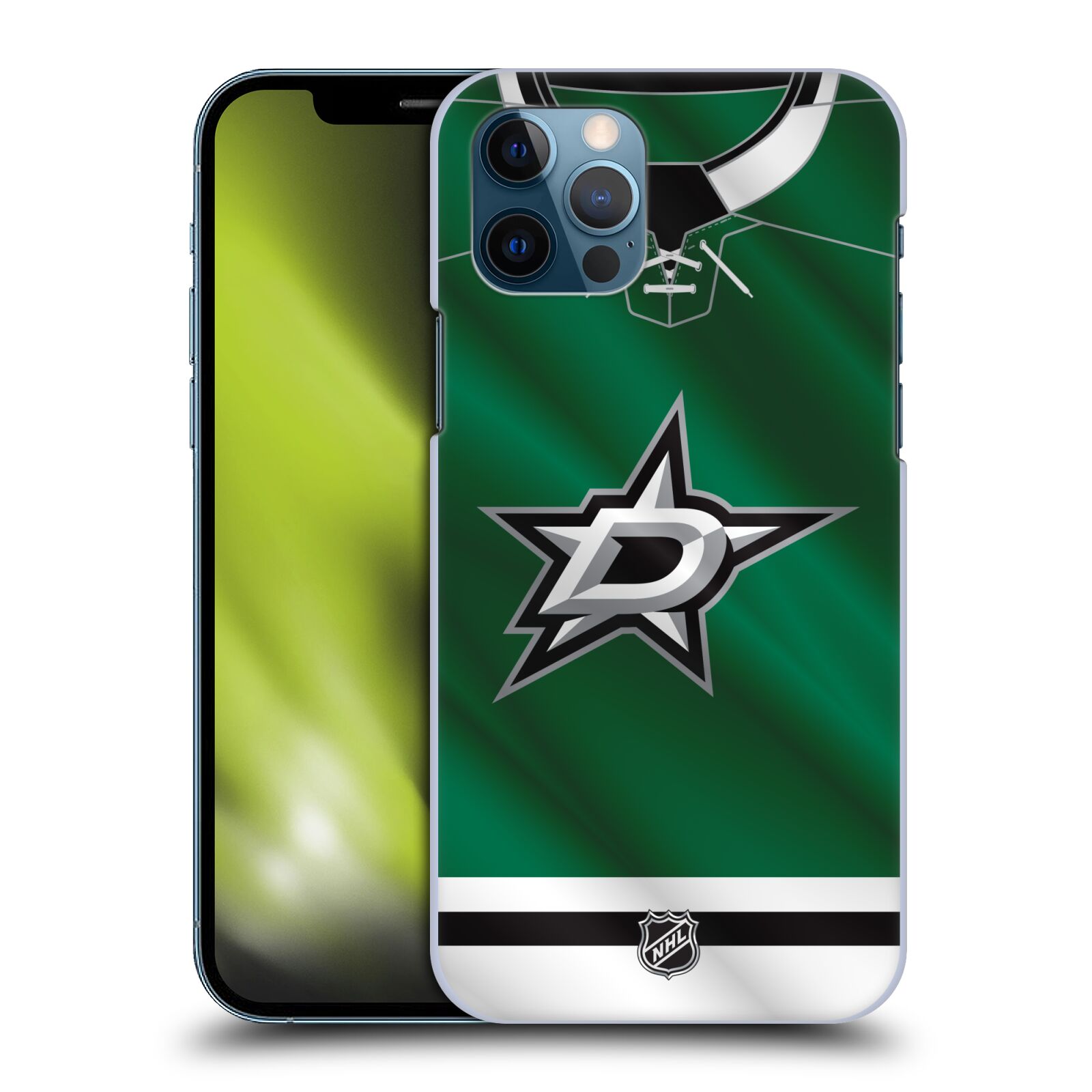 Pouzdro na mobil Apple Iphone 12 / 12 PRO - HEAD CASE - Hokej NHL - Dallas Stars - Dres
