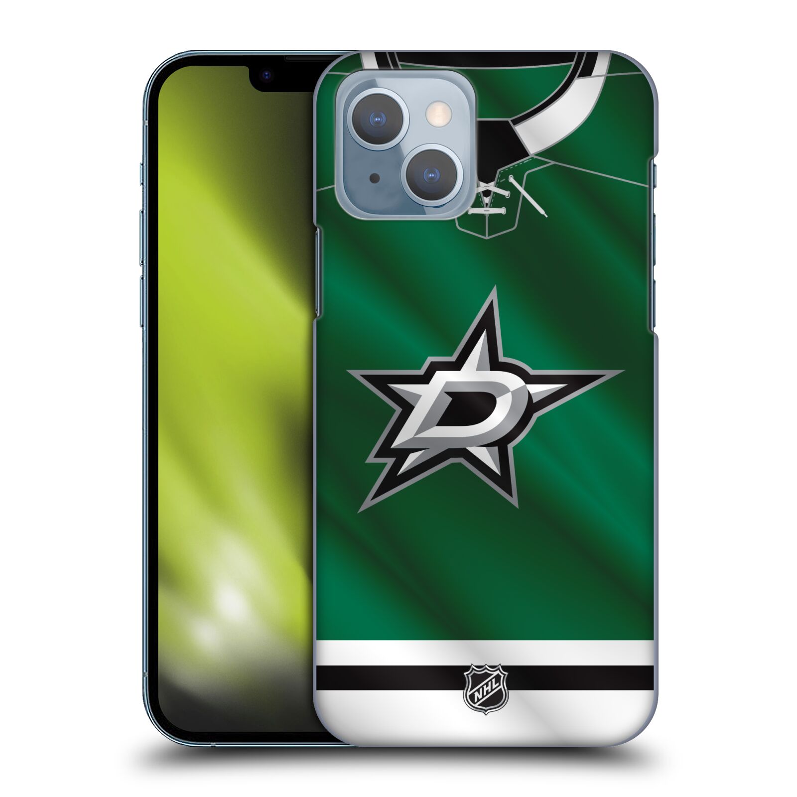 Pouzdro na mobil Apple Iphone 14 - HEAD CASE - Hokej NHL - Dallas Stars - Dres