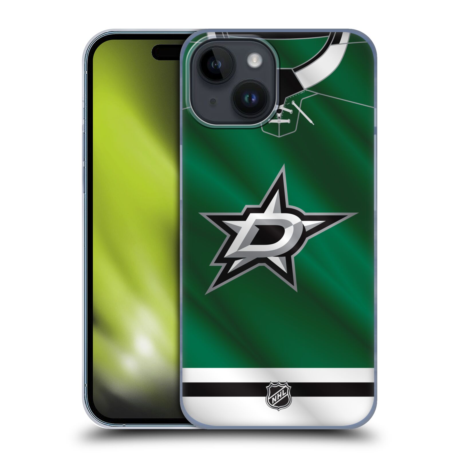 Plastový obal HEAD CASE na mobil Apple Iphone 15  Hokej NHL - Dallas Stars - Dres