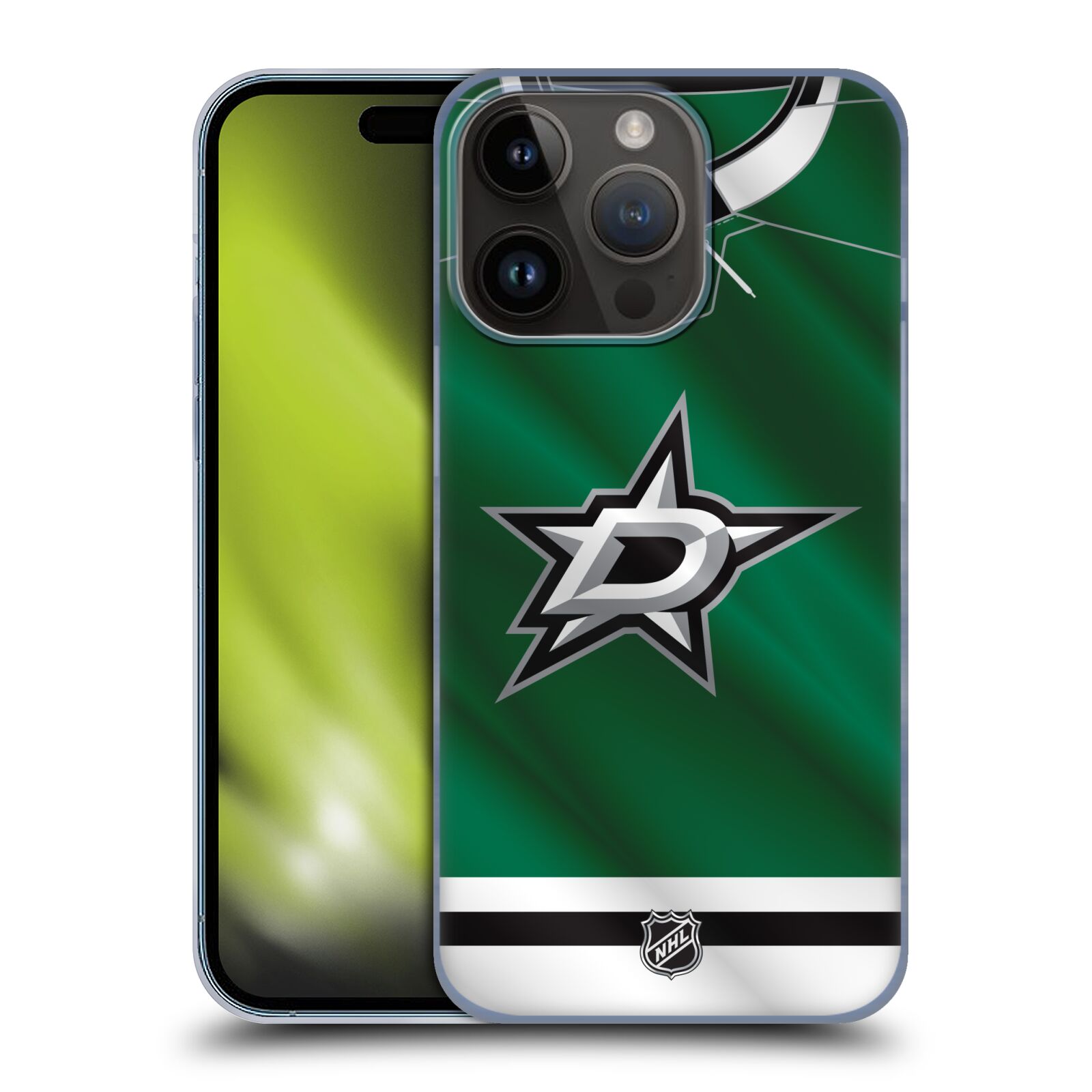 Plastový obal HEAD CASE na mobil Apple Iphone 15 Pro  Hokej NHL - Dallas Stars - Dres