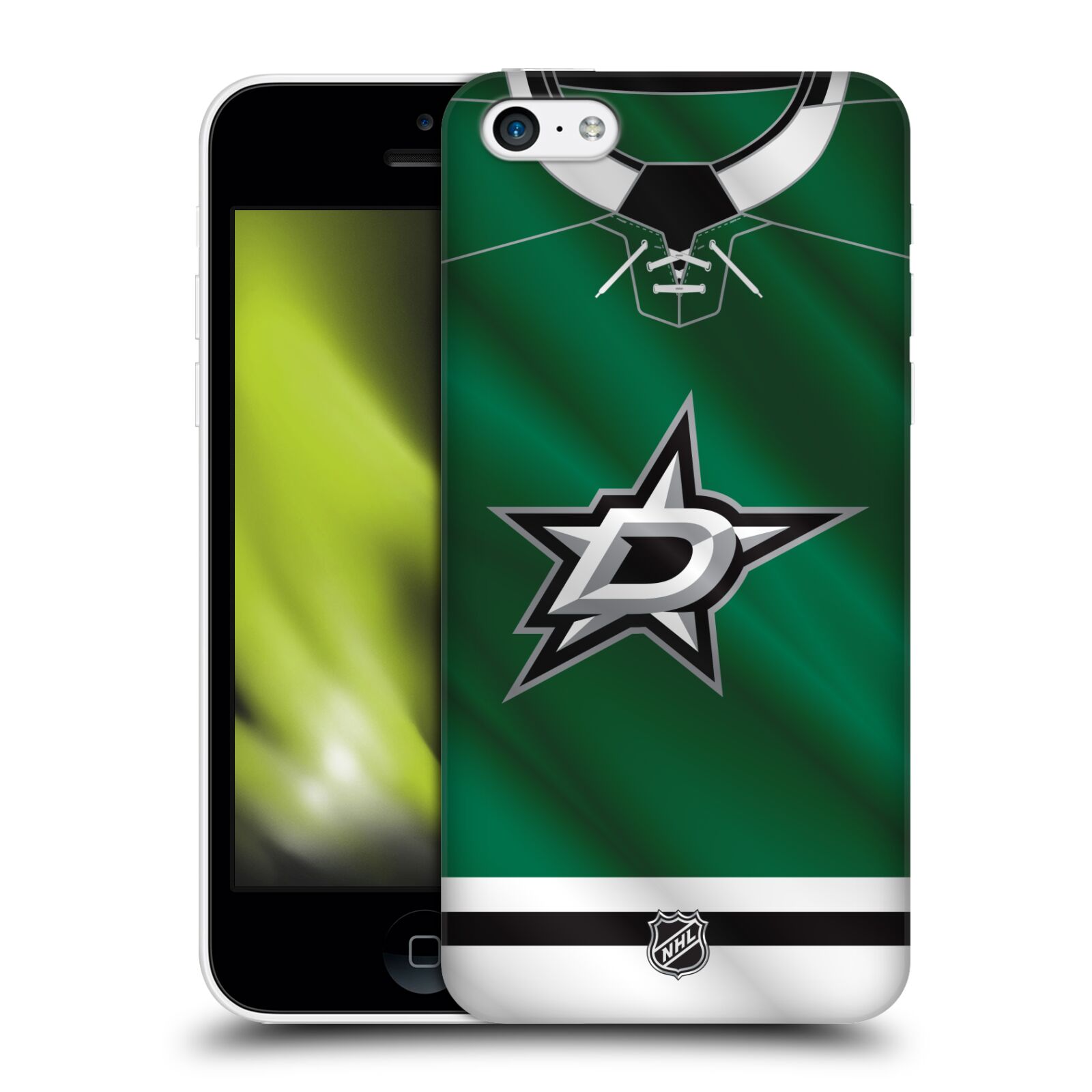 Pouzdro na mobil Apple Iphone 5C - HEAD CASE - Hokej NHL - Dallas Stars - Dres