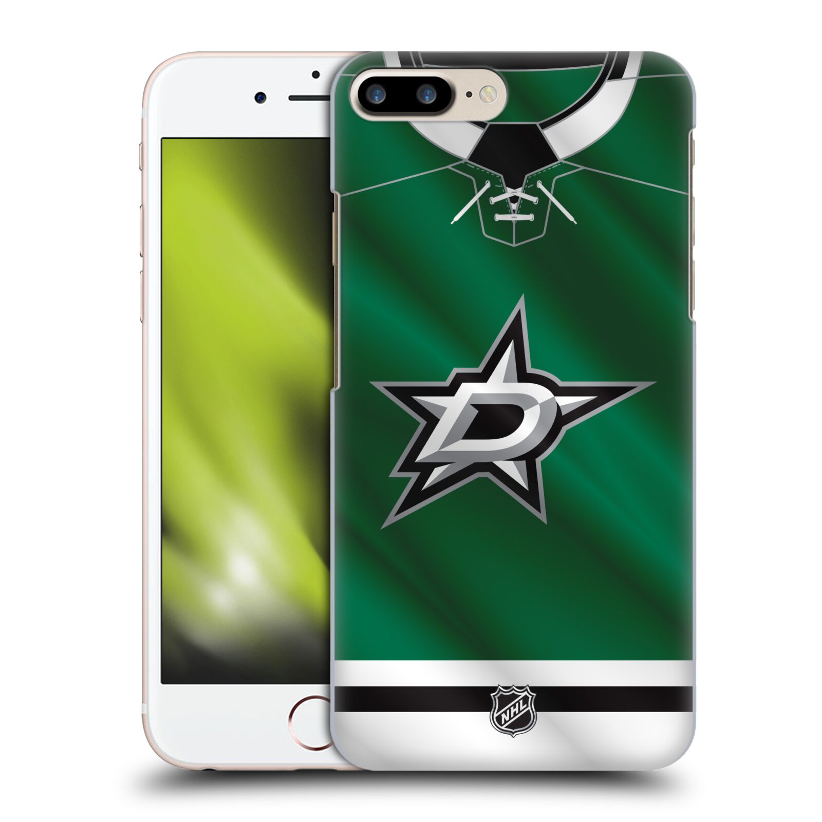 Pouzdro na mobil Apple Iphone 7/8 PLUS - HEAD CASE - Hokej NHL - Dallas Stars - Dres