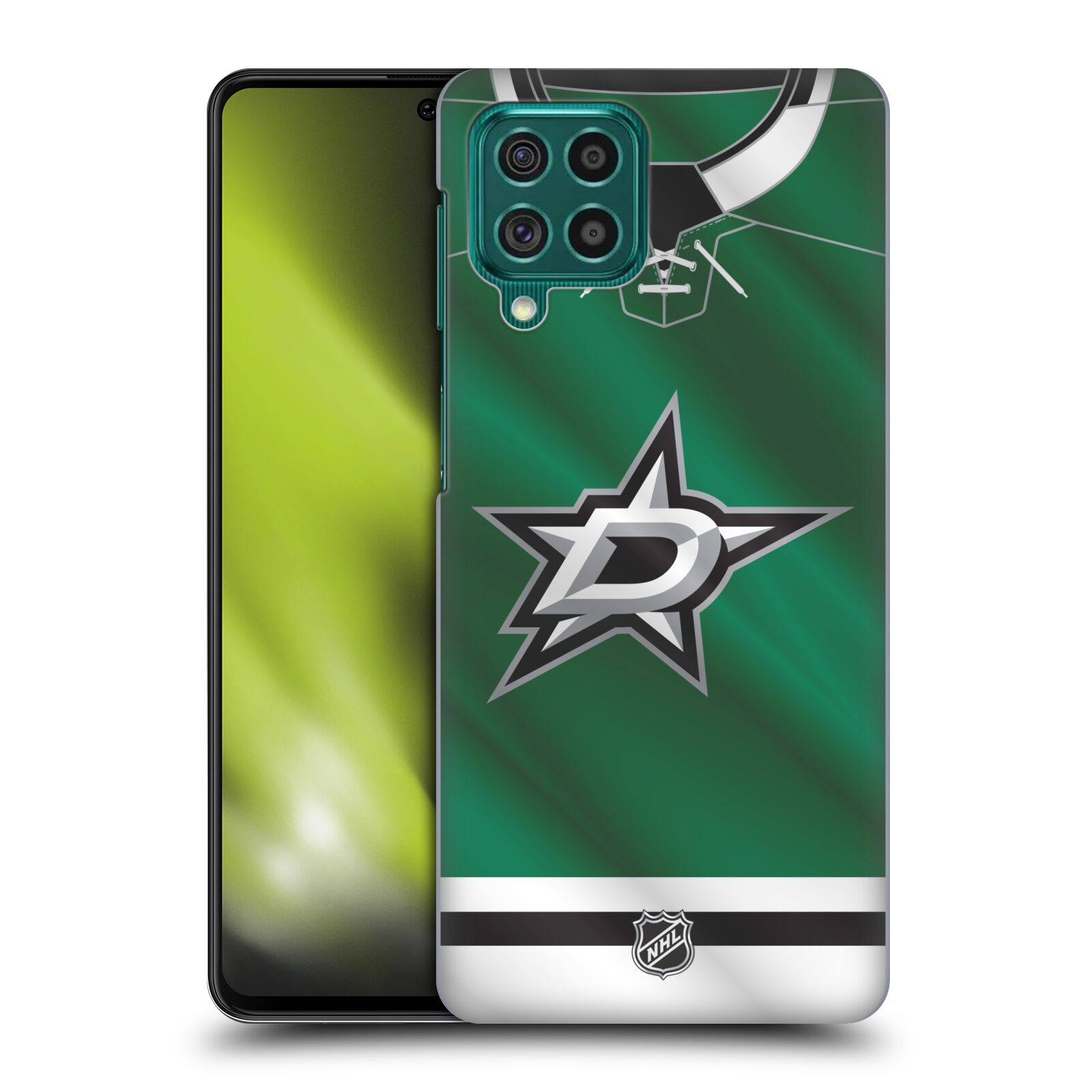 Pouzdro na mobil Samsung Galaxy M62 - HEAD CASE - Hokej NHL - Dallas Stars - Dres