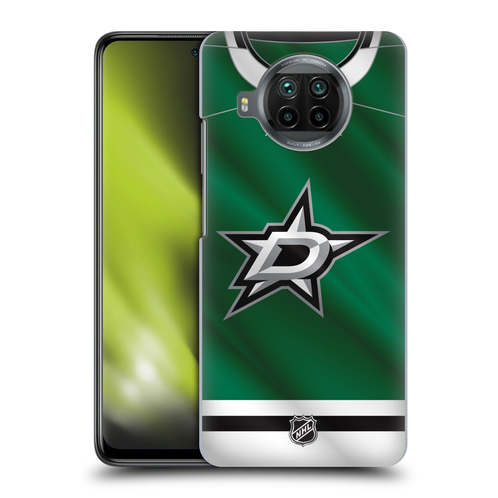 Pouzdro na mobil Xiaomi  Mi 10T LITE 5G - HEAD CASE - Hokej NHL - Dallas Stars - Dres