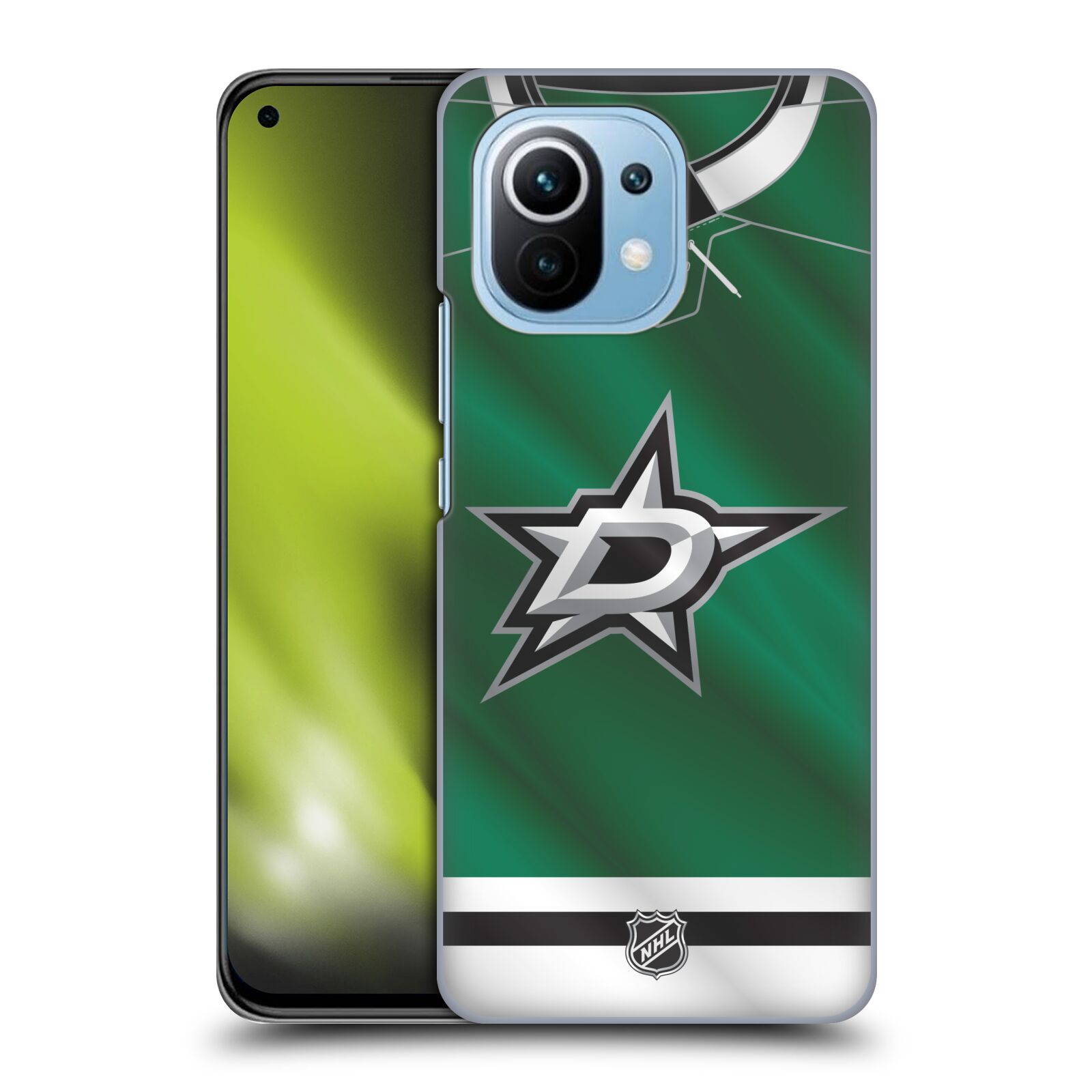 Pouzdro na mobil Xiaomi  Mi 11 - HEAD CASE - Hokej NHL - Dallas Stars - Dres