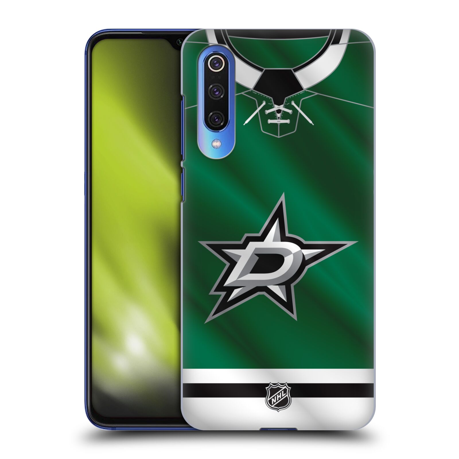 Pouzdro na mobil Xiaomi  Mi 9 SE - HEAD CASE - Hokej NHL - Dallas Stars - Dres