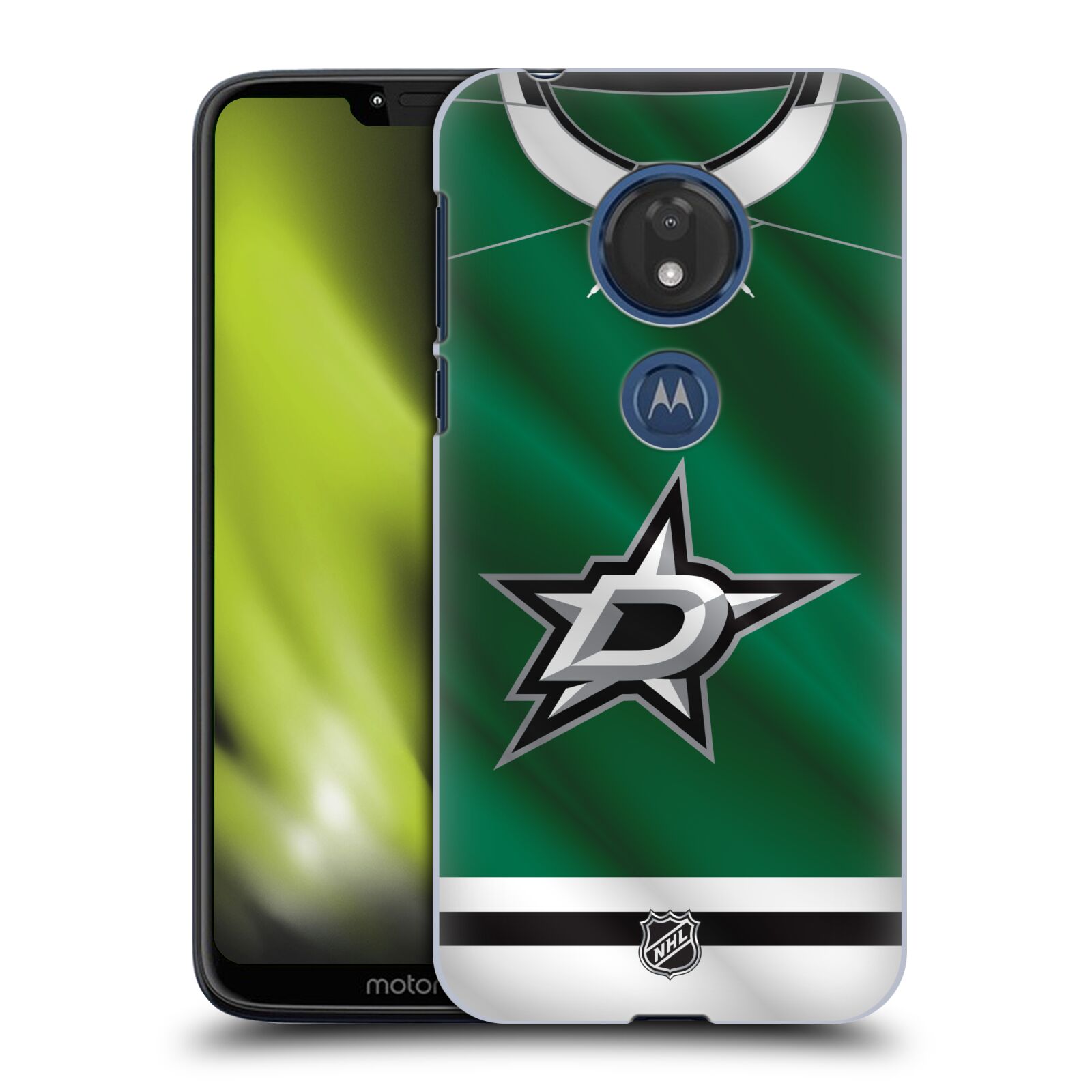 Pouzdro na mobil Motorola Moto G7 Play - HEAD CASE - Hokej NHL - Dallas Stars - Dres
