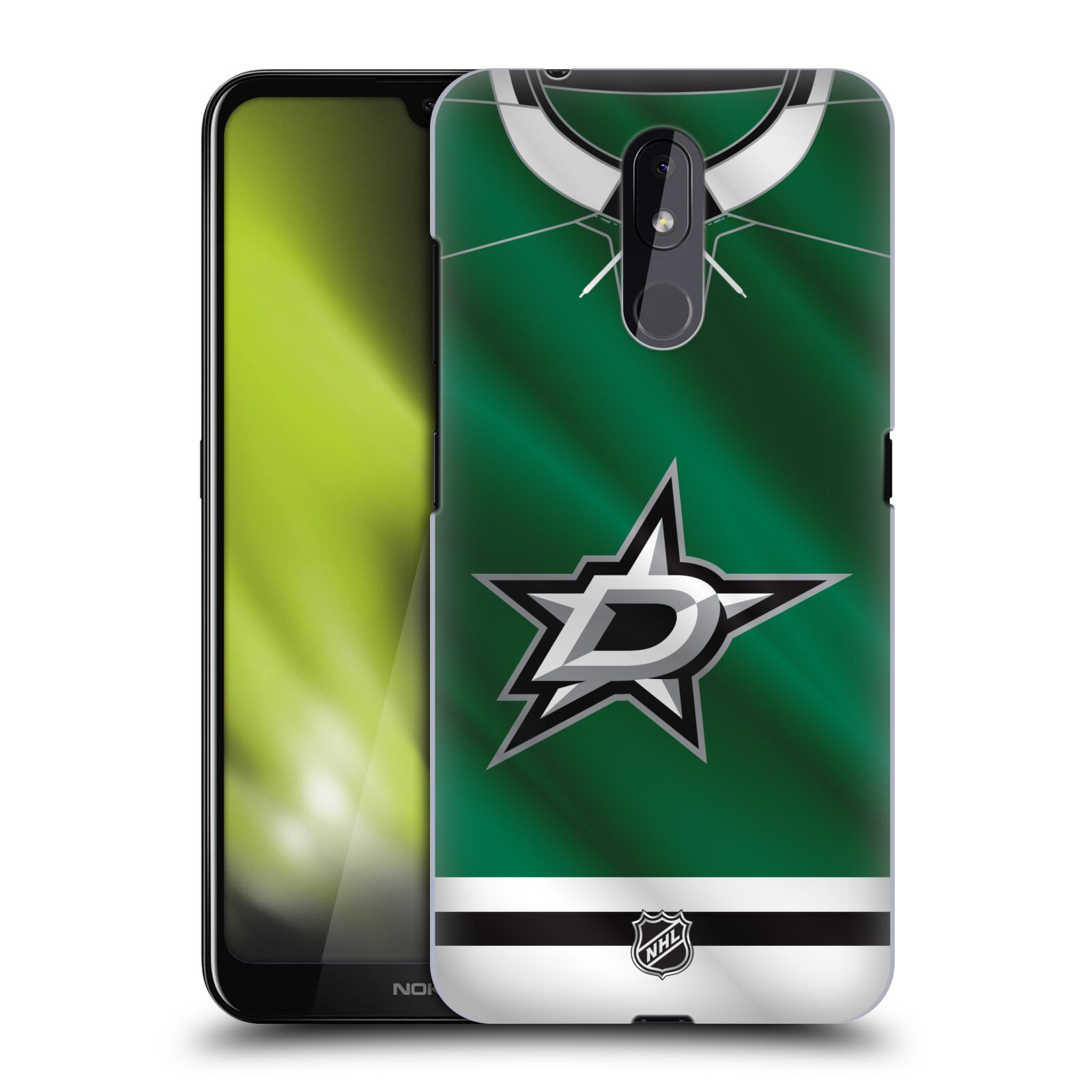 Pouzdro na mobil Nokia 3.2 - HEAD CASE - Hokej NHL - Dallas Stars - Dres