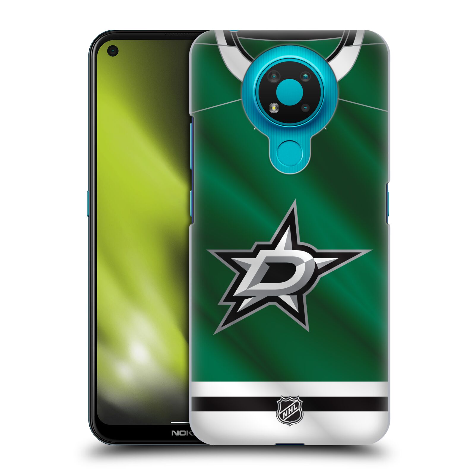 Pouzdro na mobil Nokia 3.4 - HEAD CASE - Hokej NHL - Dallas Stars - Dres