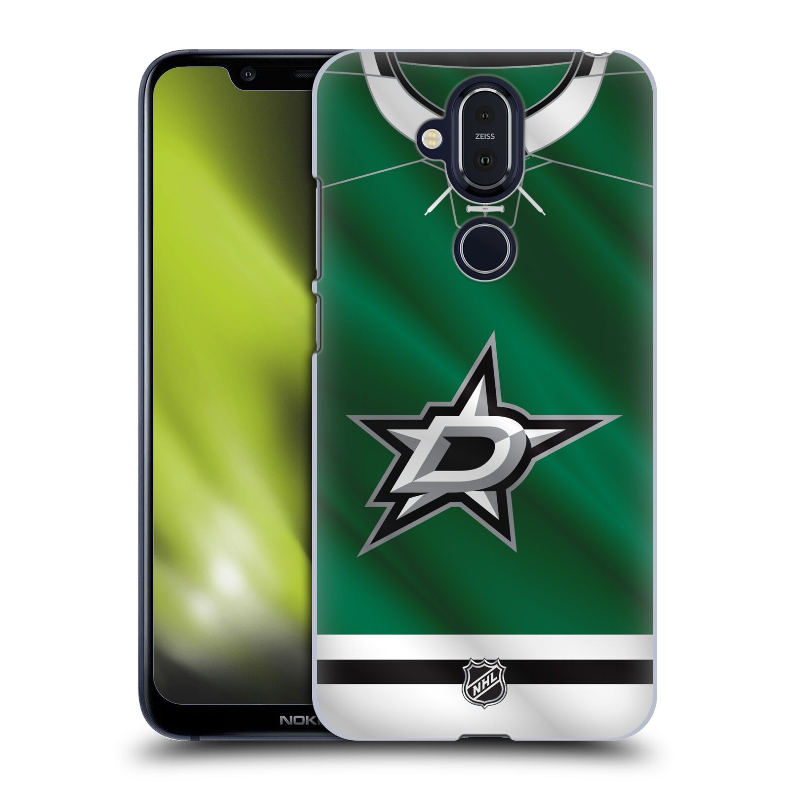 Pouzdro na mobil NOKIA 8.1 - HEAD CASE - Hokej NHL - Dallas Stars - Dres