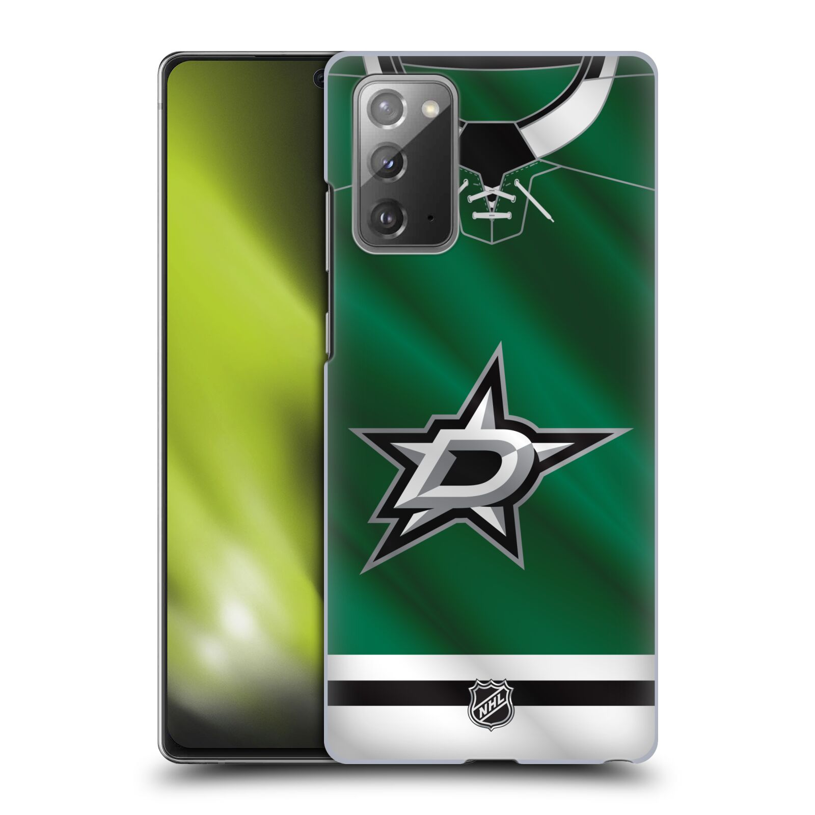 Pouzdro na mobil Samsung Galaxy Note 20 - HEAD CASE - Hokej NHL - Dallas Stars - Dres