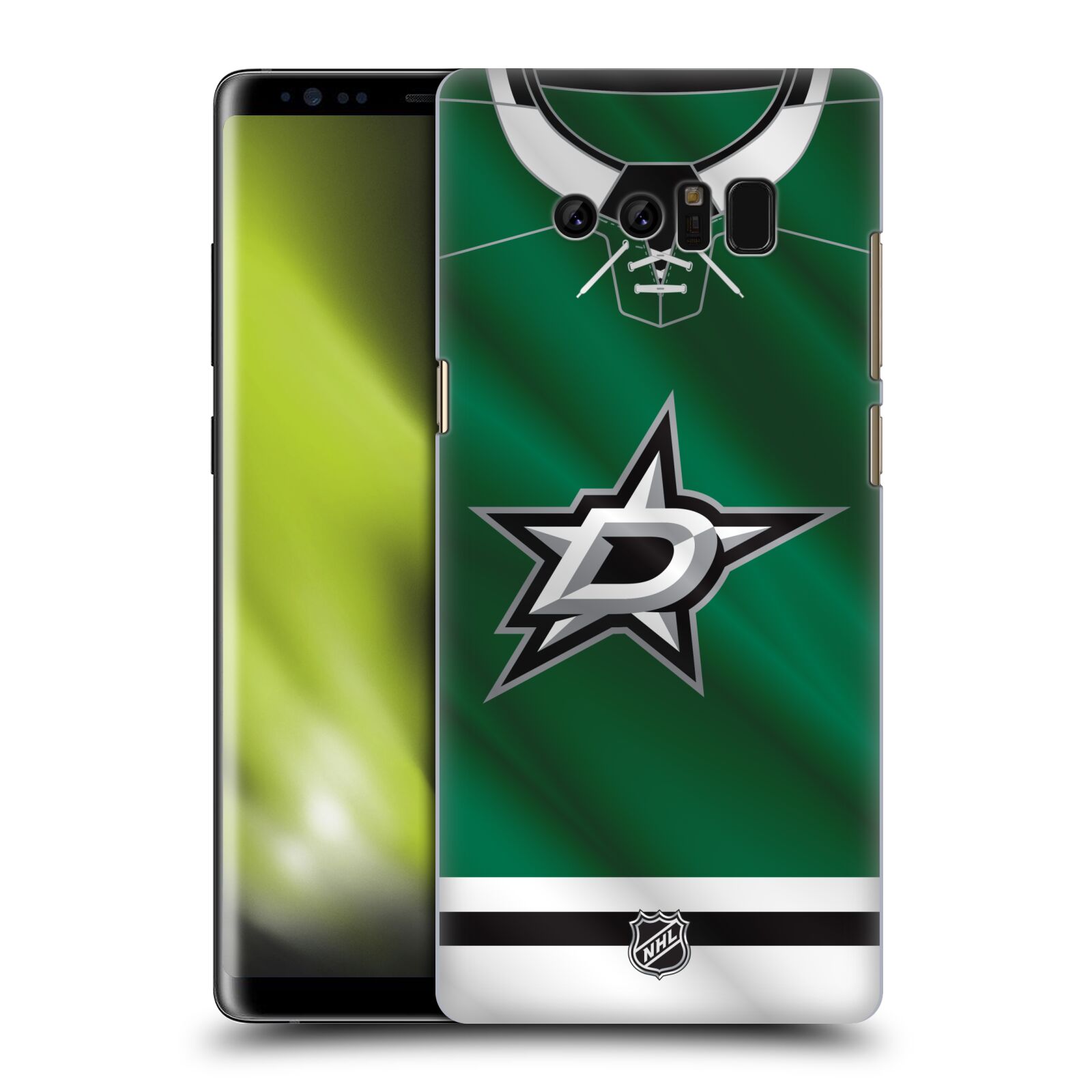 Pouzdro na mobil Samsung Galaxy Note 8 - HEAD CASE - Hokej NHL - Dallas Stars - Dres