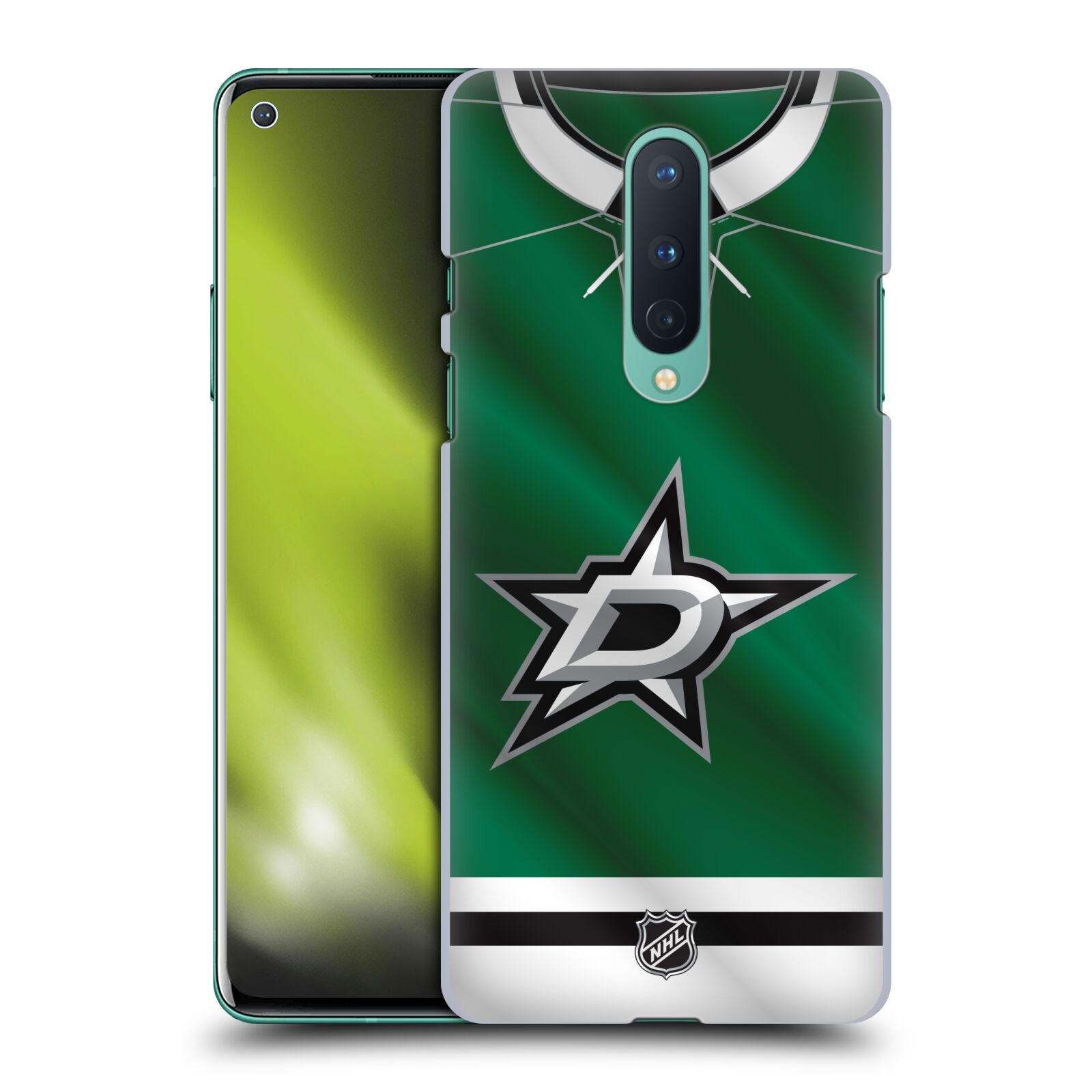 Pouzdro na mobil OnePlus 8 5G - HEAD CASE - Hokej NHL - Dallas Stars - Dres
