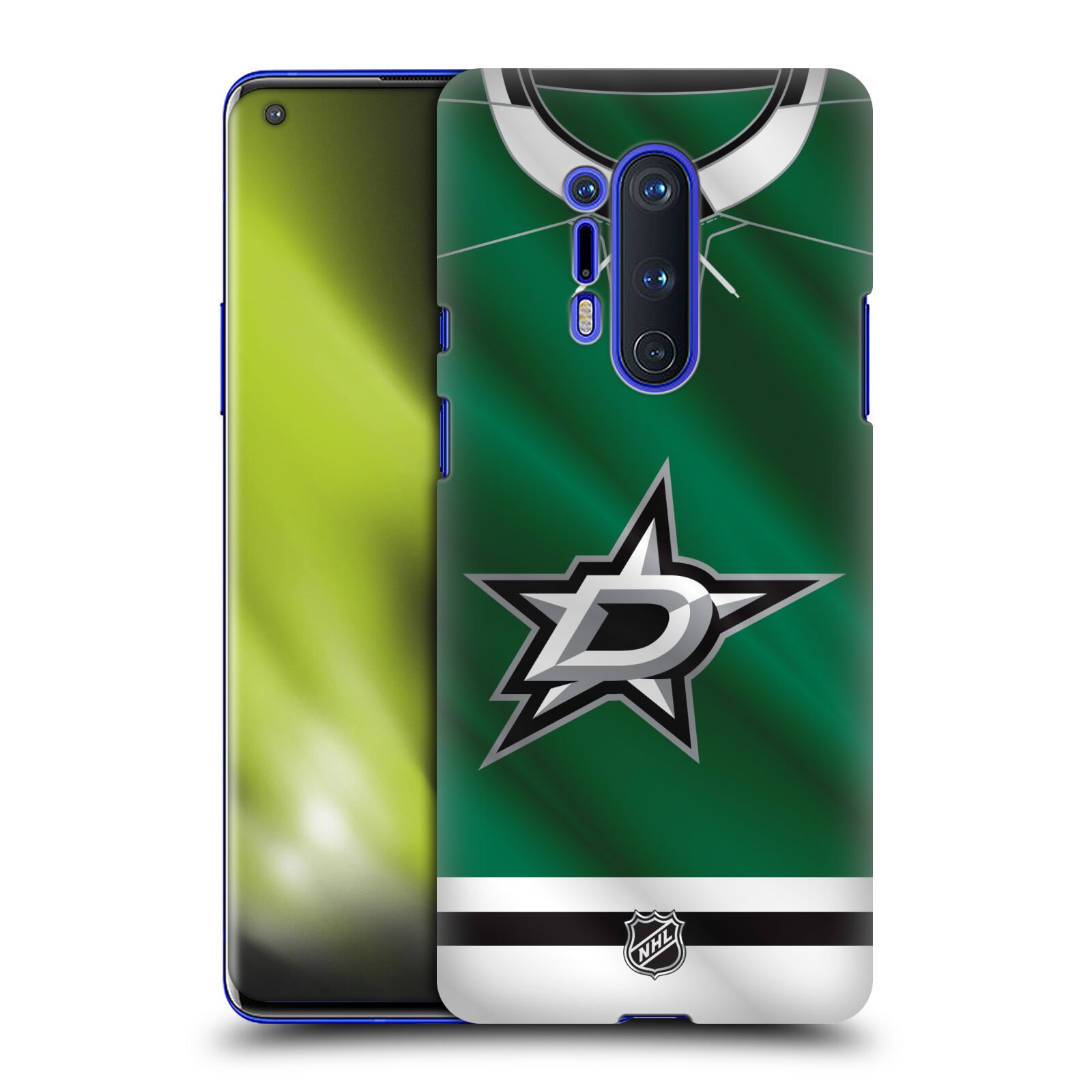 Pouzdro na mobil OnePlus 8 PRO 5G - HEAD CASE - Hokej NHL - Dallas Stars - Dres
