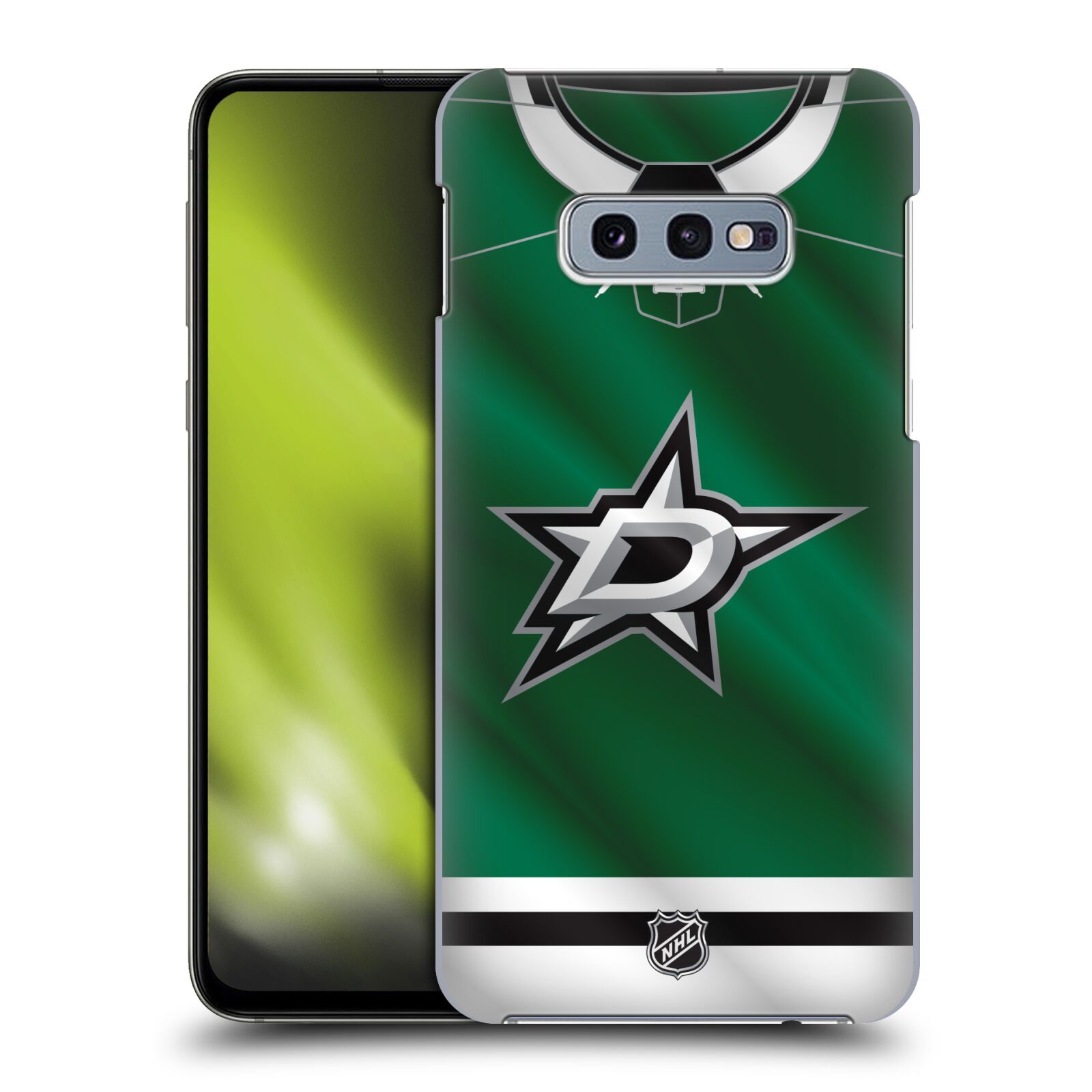 Pouzdro na mobil Samsung Galaxy S10e - HEAD CASE - Hokej NHL - Dallas Stars - Dres