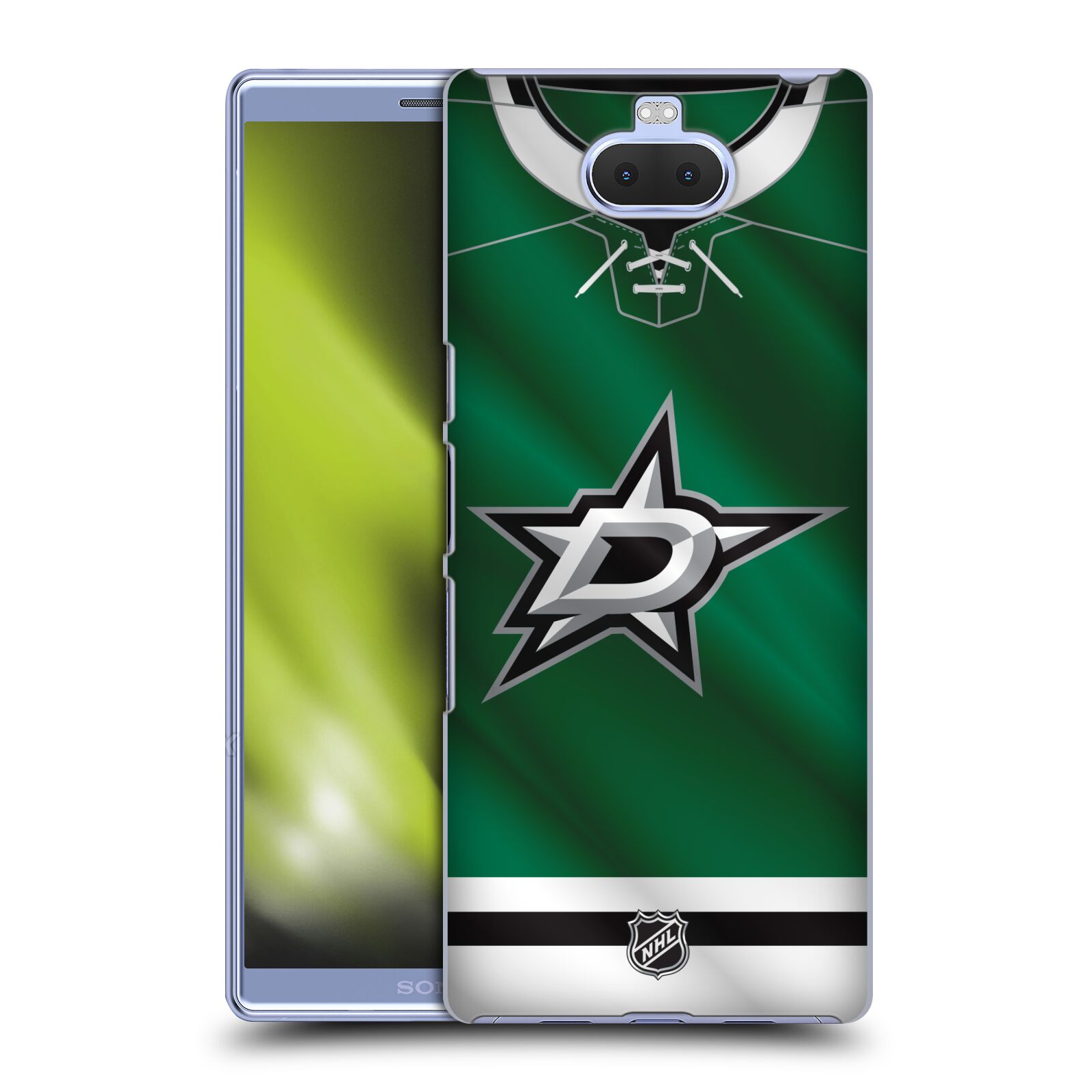 Pouzdro na mobil Sony Xperia 10 - HEAD CASE - Hokej NHL - Dallas Stars - Dres