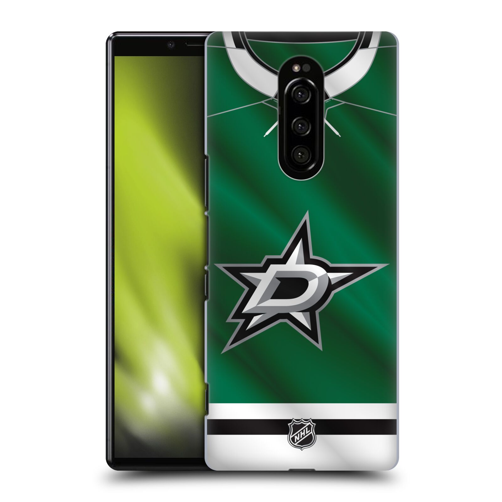 Pouzdro na mobil Sony Xperia 1 - HEAD CASE - Hokej NHL - Dallas Stars - Dres