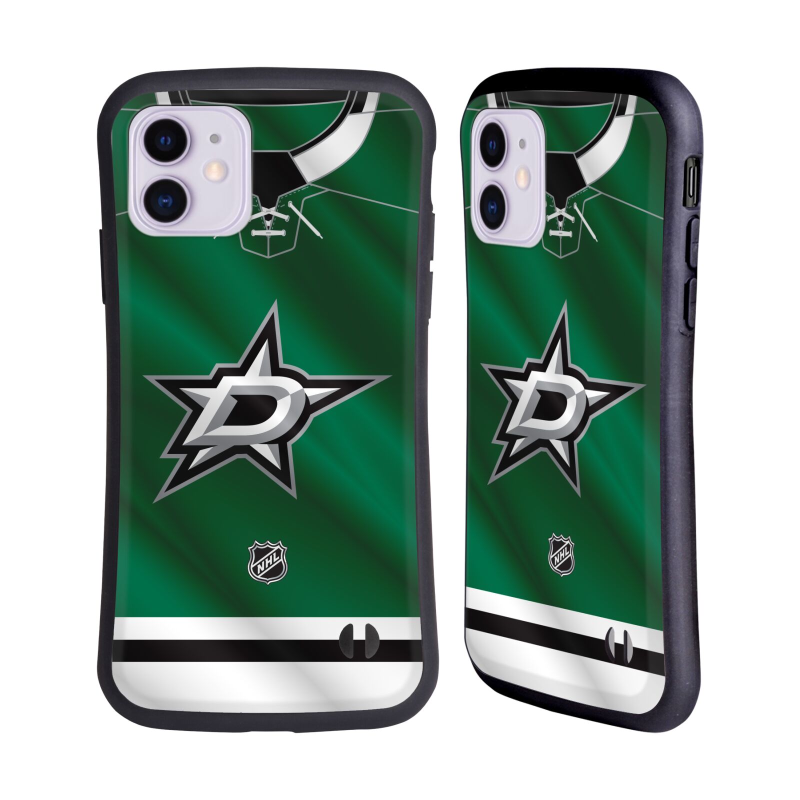 Obal na mobil Apple iPhone 11 - HEAD CASE - NHL - Dallas Stars znak na dresu