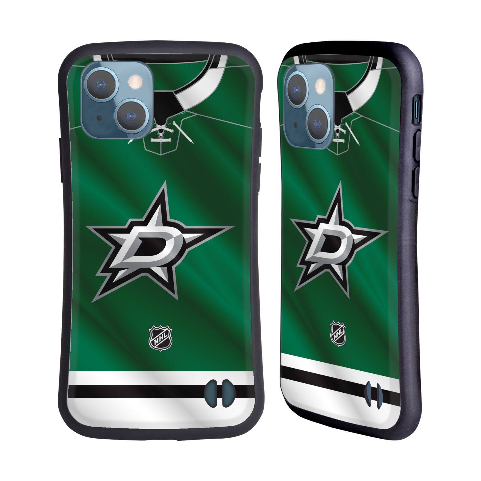 Obal na mobil Apple iPhone 13 - HEAD CASE - NHL - Dallas Stars znak na dresu