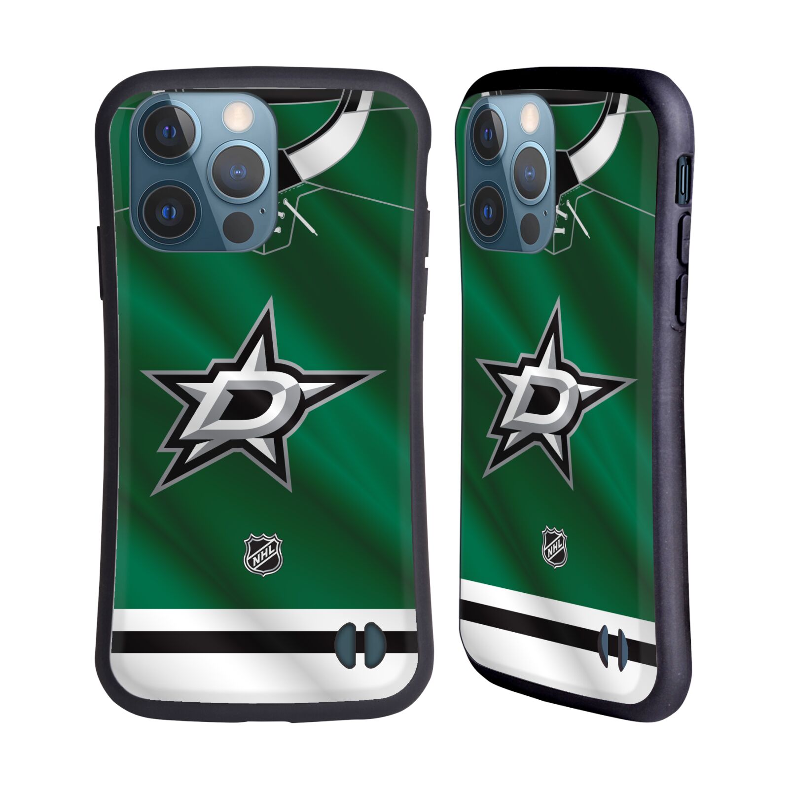 Obal na mobil Apple iPhone 13 PRO - HEAD CASE - NHL - Dallas Stars znak na dresu