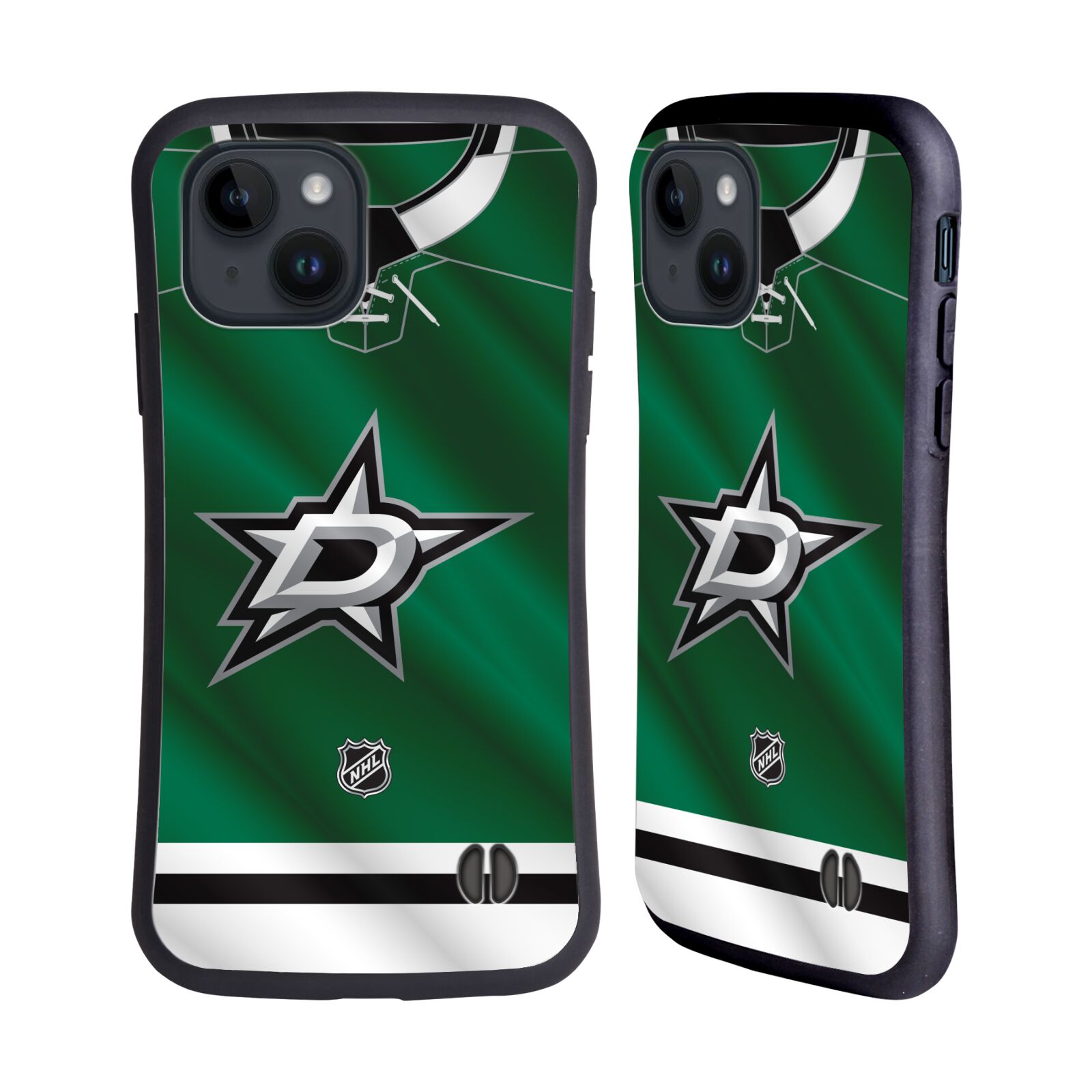 Obal na mobil Apple iPhone 15 - HEAD CASE - NHL - Dallas Stars znak na dresu