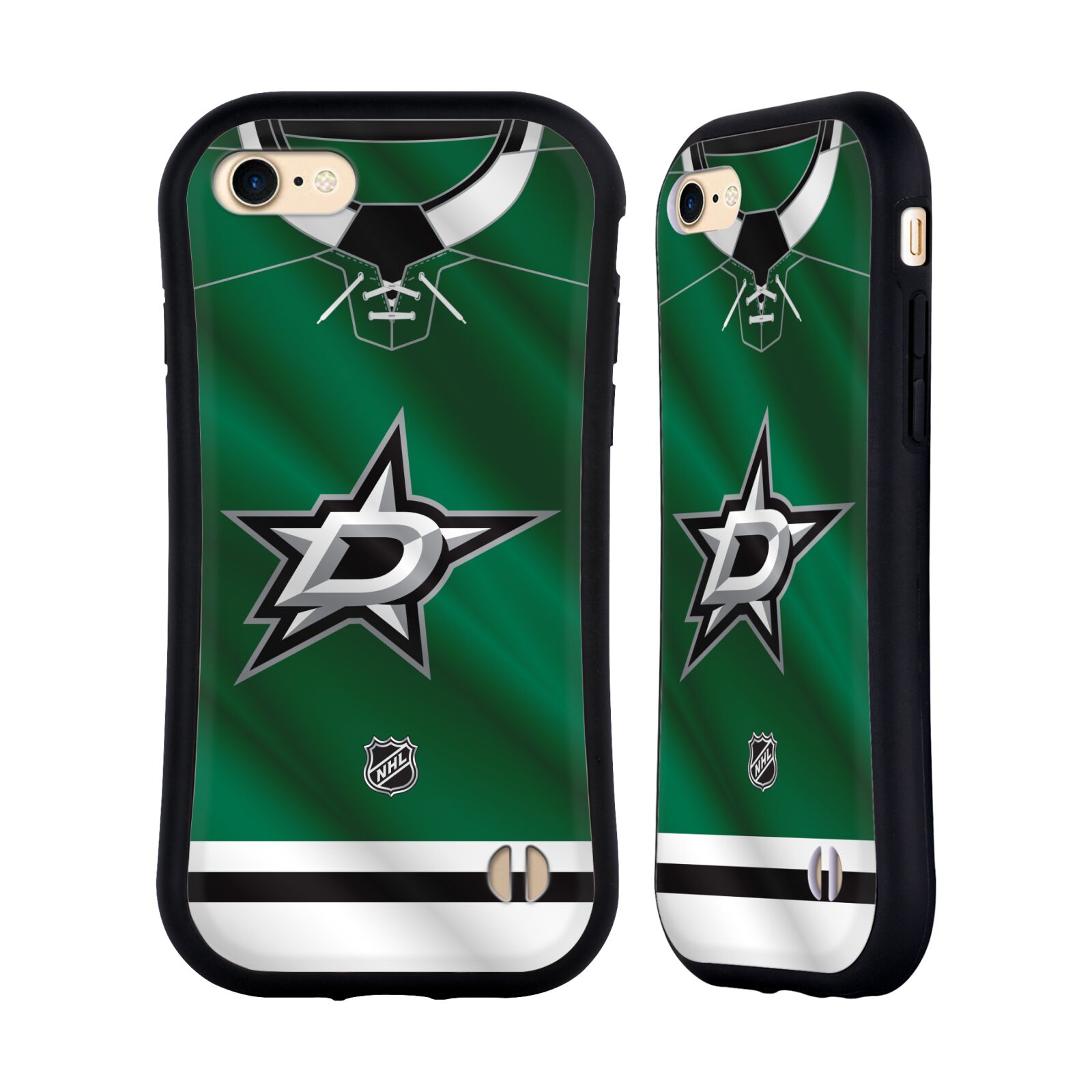 Obal na mobil Apple iPhone 7/8, SE 2020 - HEAD CASE - NHL - Dallas Stars znak na dresu