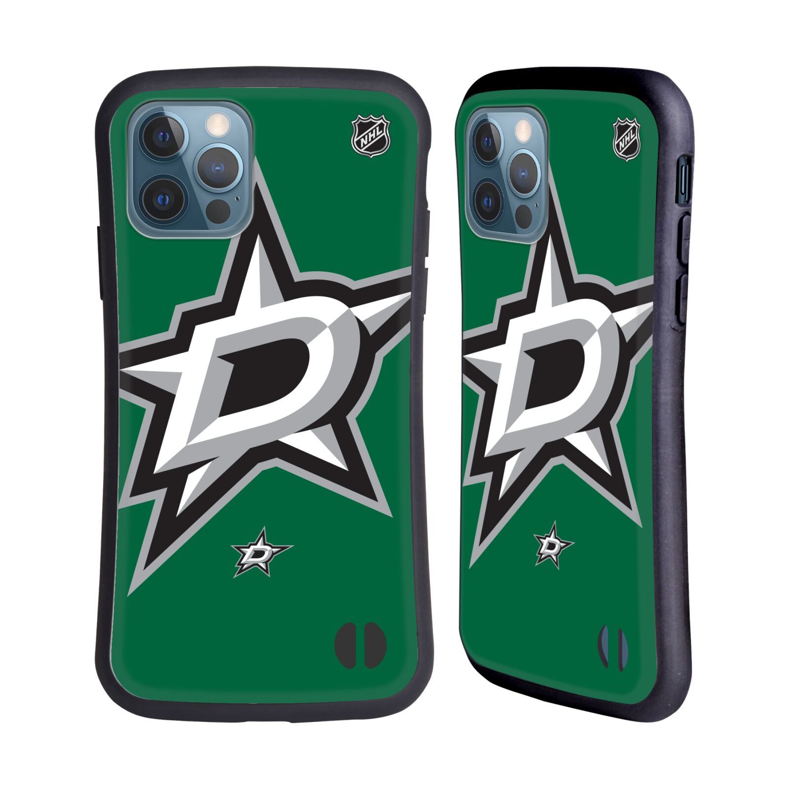 Obal na mobil Apple iPhone 12 / 12 PRO - HEAD CASE - NHL - Dallas Stars velký znak