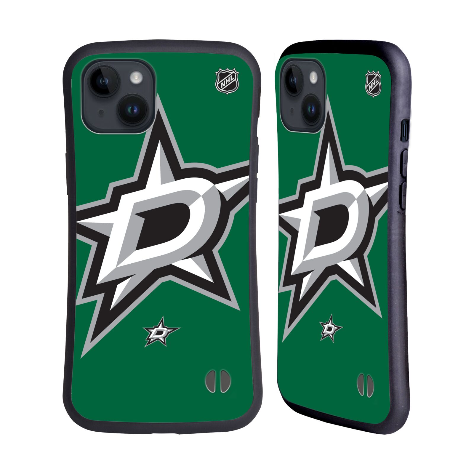 Obal na mobil Apple iPhone 15 PLUS - HEAD CASE - NHL - Dallas Stars velký znak