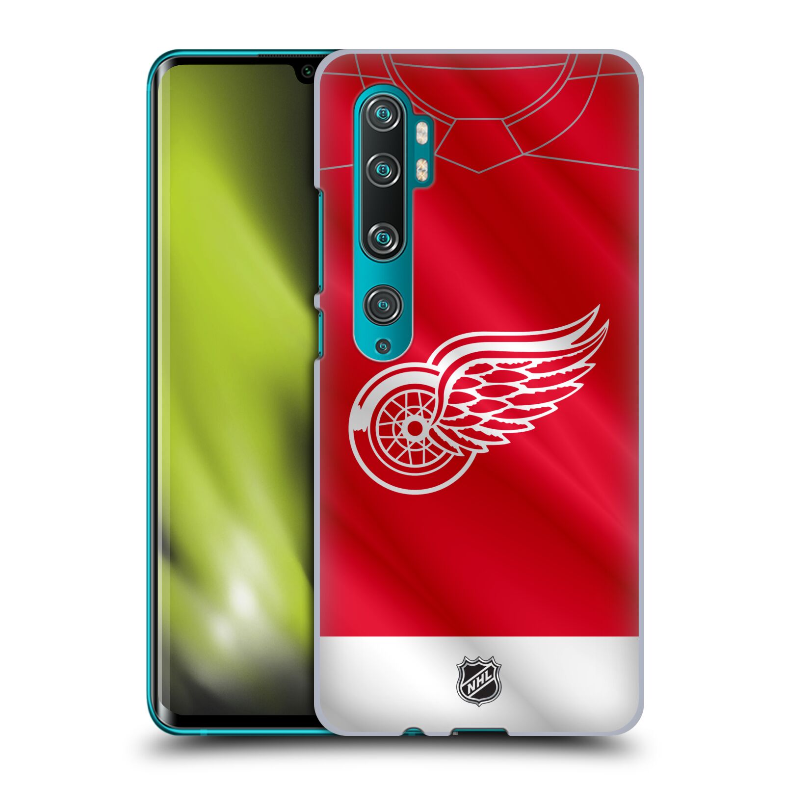 Pouzdro na mobil Xiaomi Mi Note 10 / Mi Note 10 Pro - HEAD CASE - Hokej NHL - Detroit Red Wings - Dres