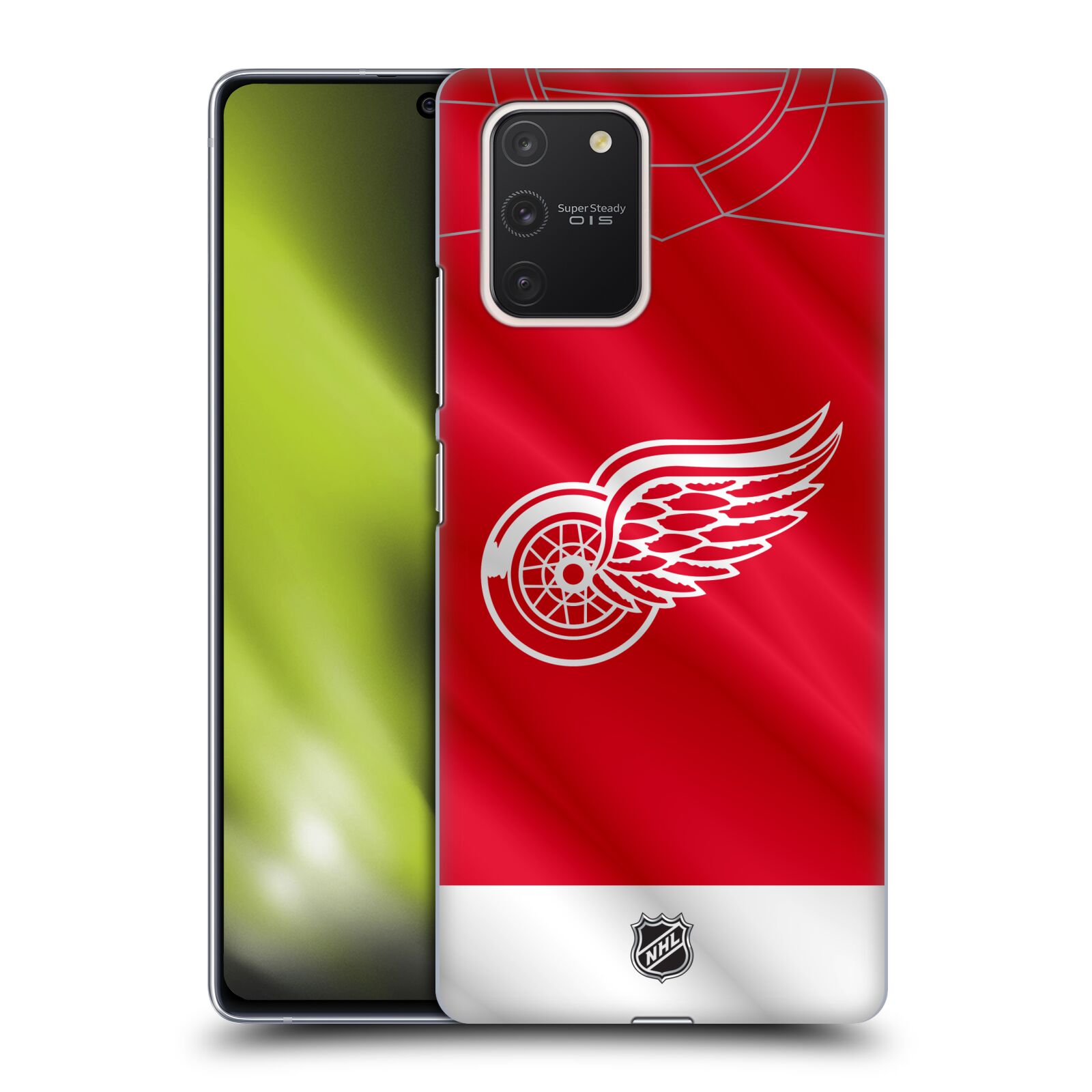 Pouzdro na mobil Samsung Galaxy S10 LITE - HEAD CASE - Hokej NHL - Detroit Red Wings - Dres