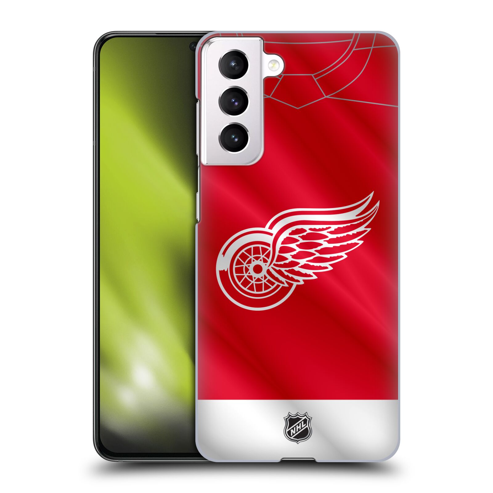 Pouzdro na mobil Samsung Galaxy S21 5G - HEAD CASE - Hokej NHL - Detroit Red Wings - Dres