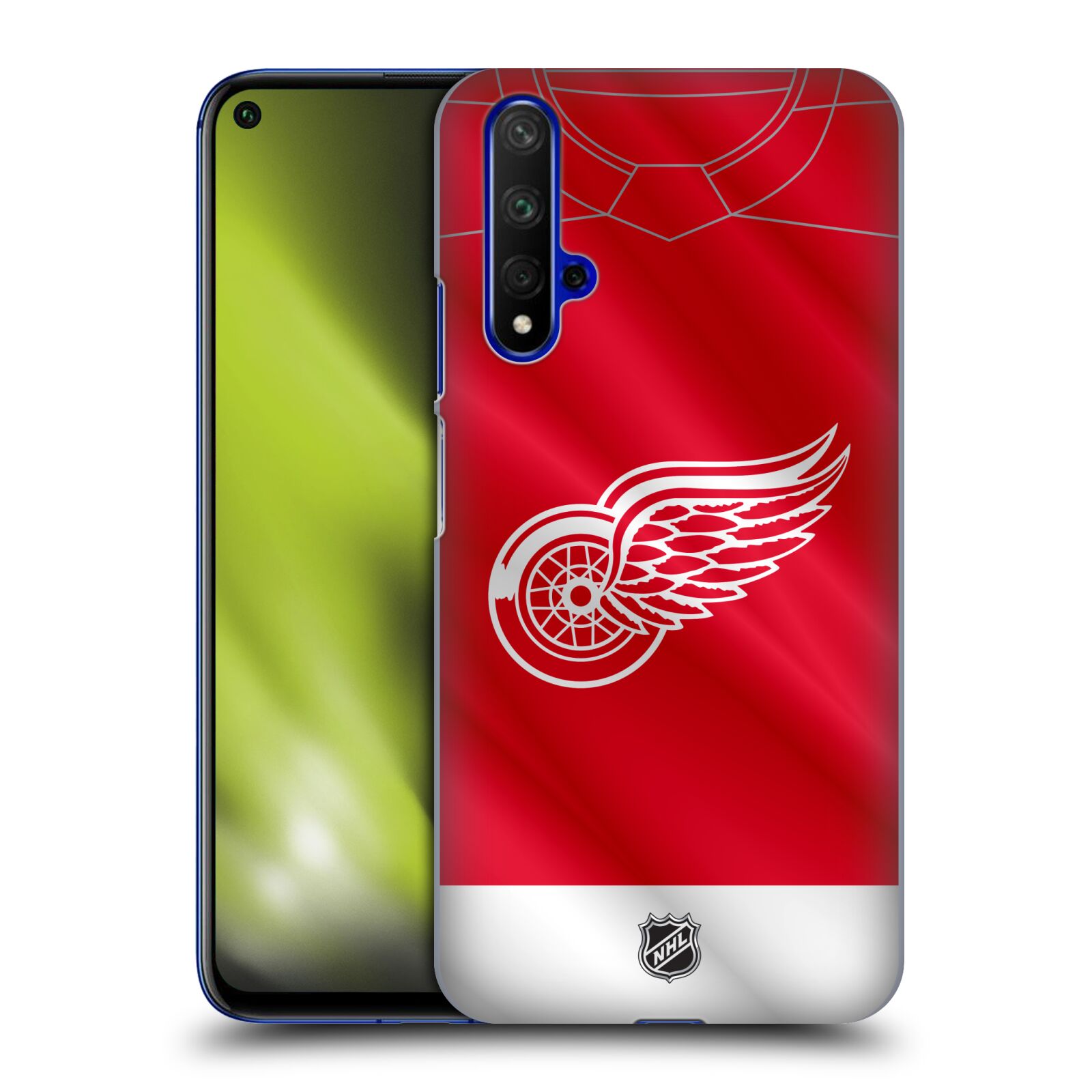 Pouzdro na mobil HONOR 20 - HEAD CASE - Hokej NHL - Detroit Red Wings - Dres