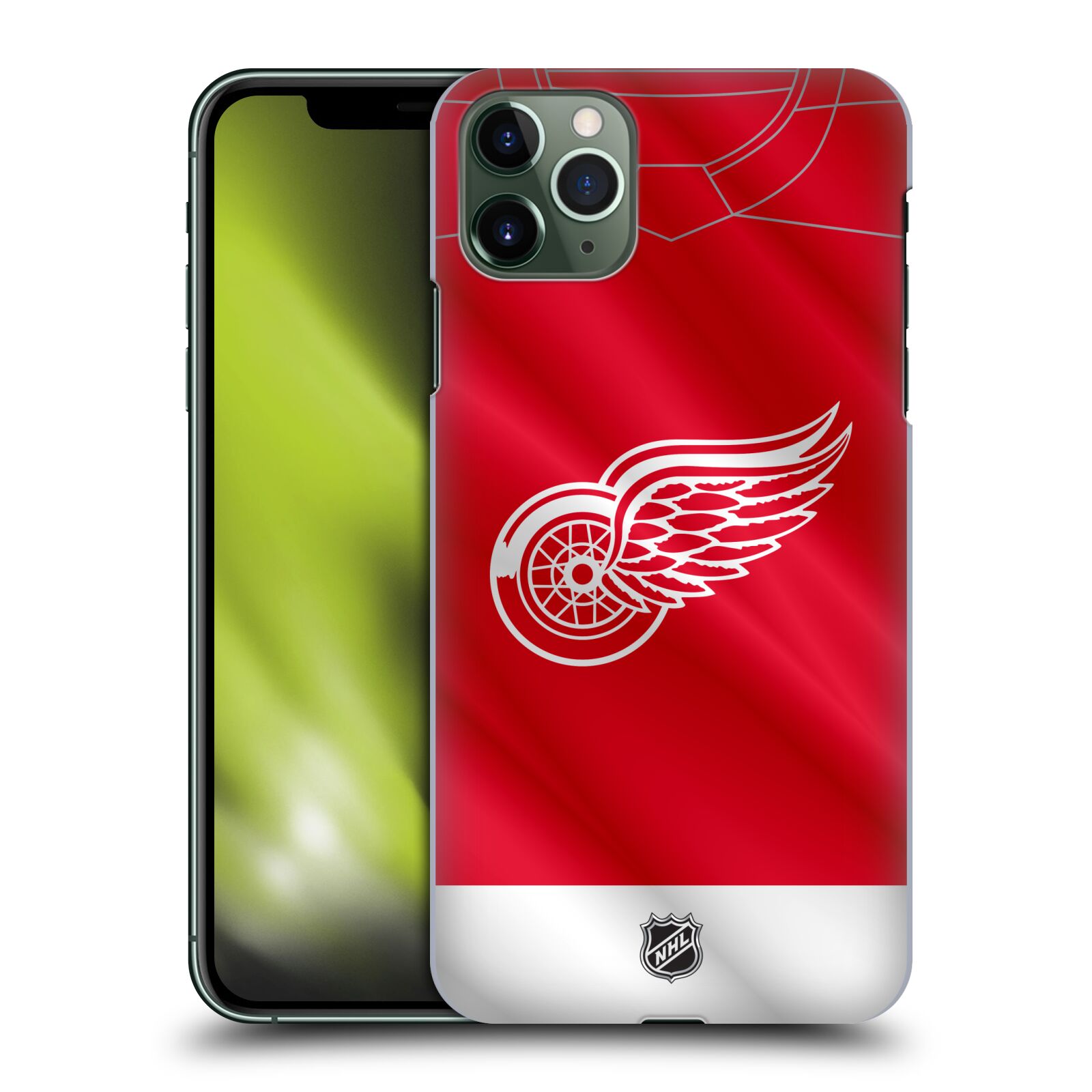 Pouzdro na mobil Apple Iphone 11 PRO MAX - HEAD CASE - Hokej NHL - Detroit Red Wings - Dres