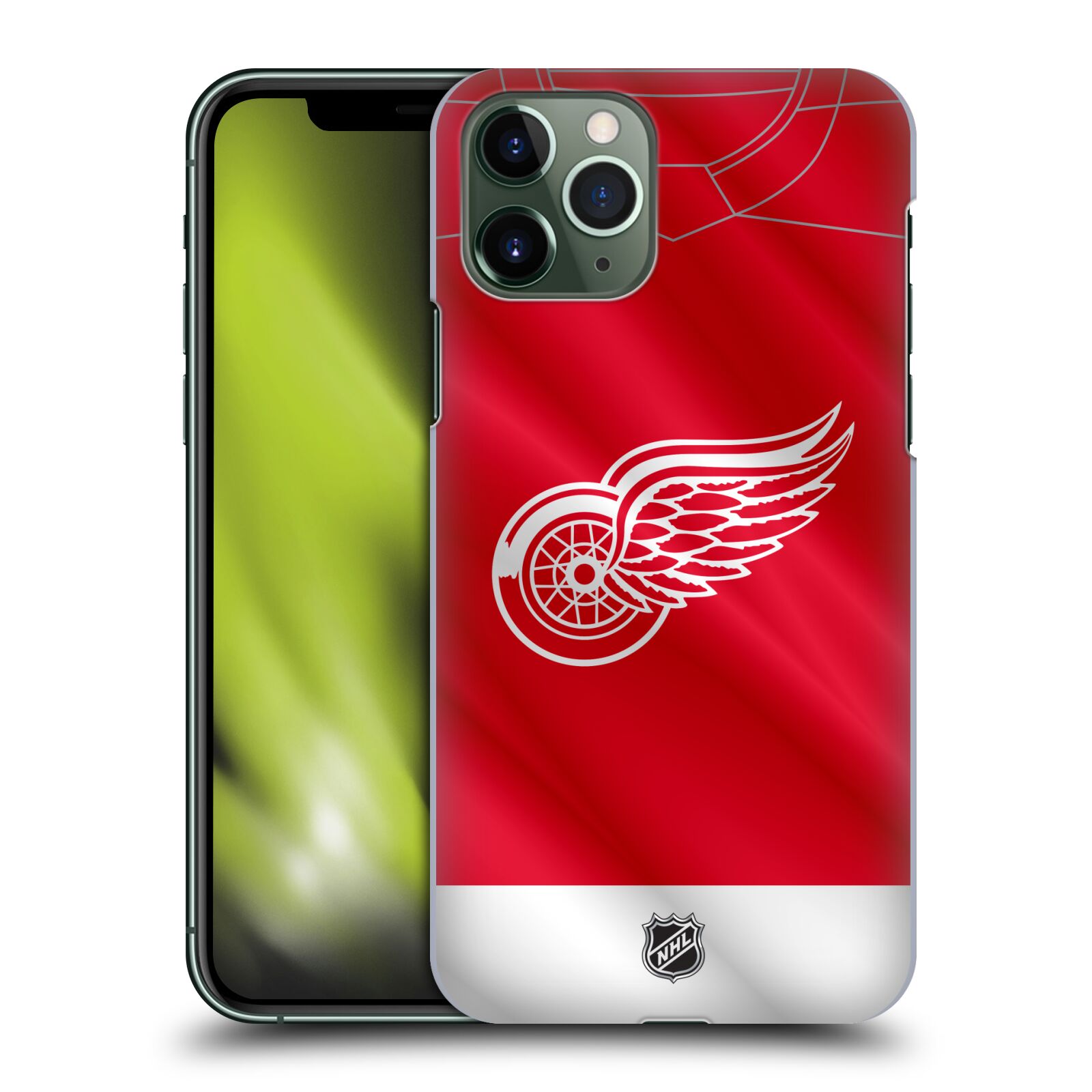 Pouzdro na mobil Apple Iphone 11 PRO - HEAD CASE - Hokej NHL - Detroit Red Wings - Dres