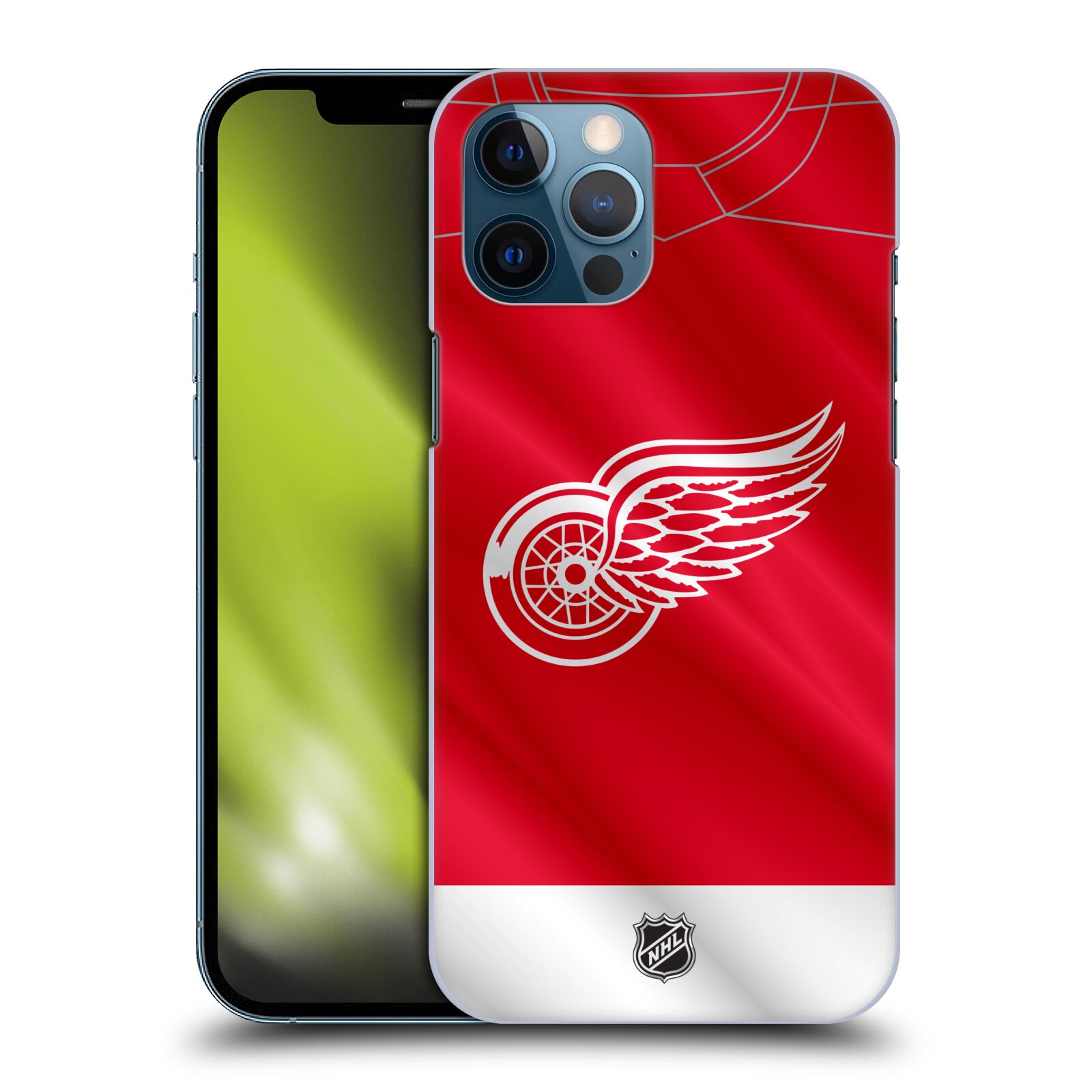 Pouzdro na mobil Apple Iphone 12 PRO MAX - HEAD CASE - Hokej NHL - Detroit Red Wings - Dres