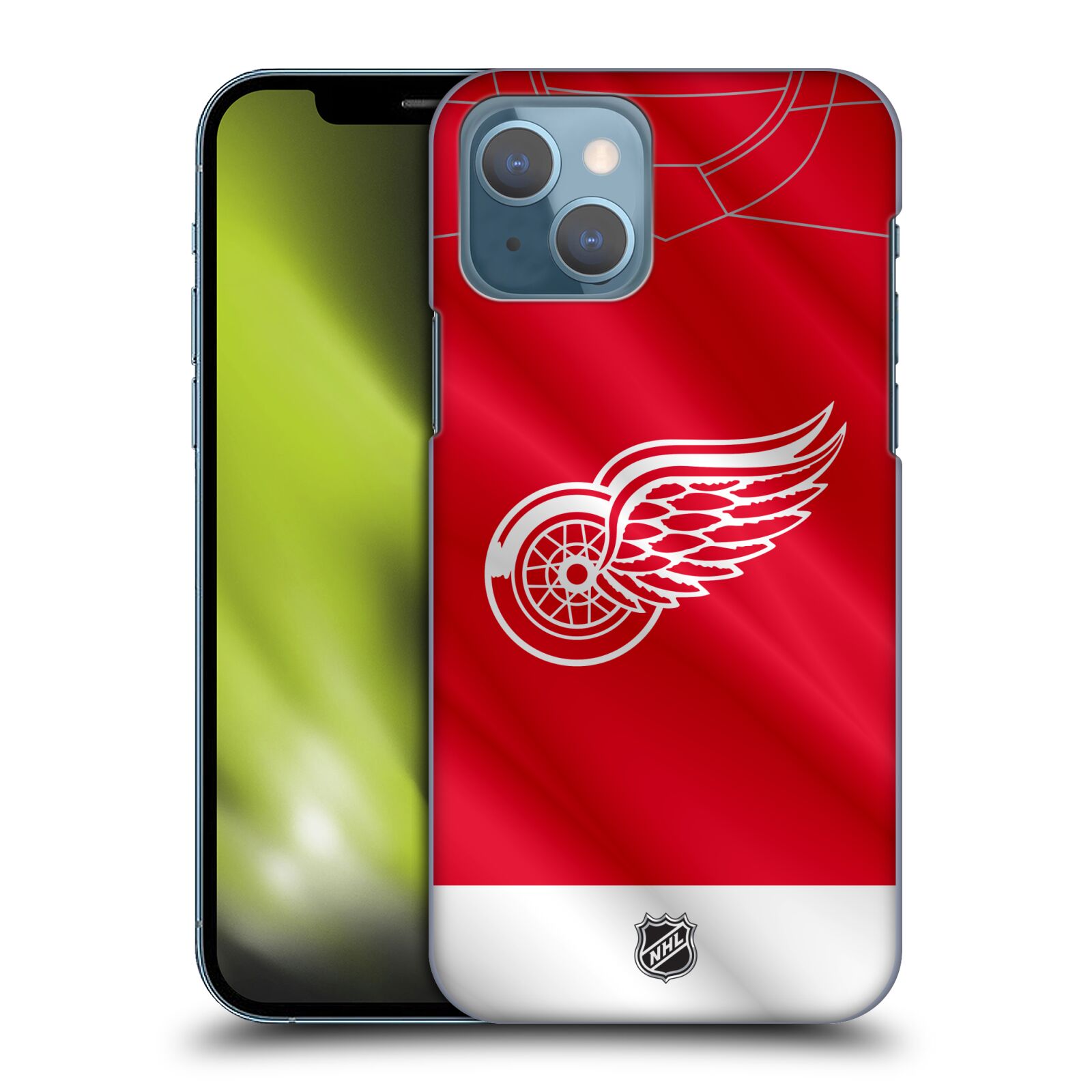 Pouzdro na mobil Apple Iphone 13 - HEAD CASE - Hokej NHL - Detroit Red Wings - Dres