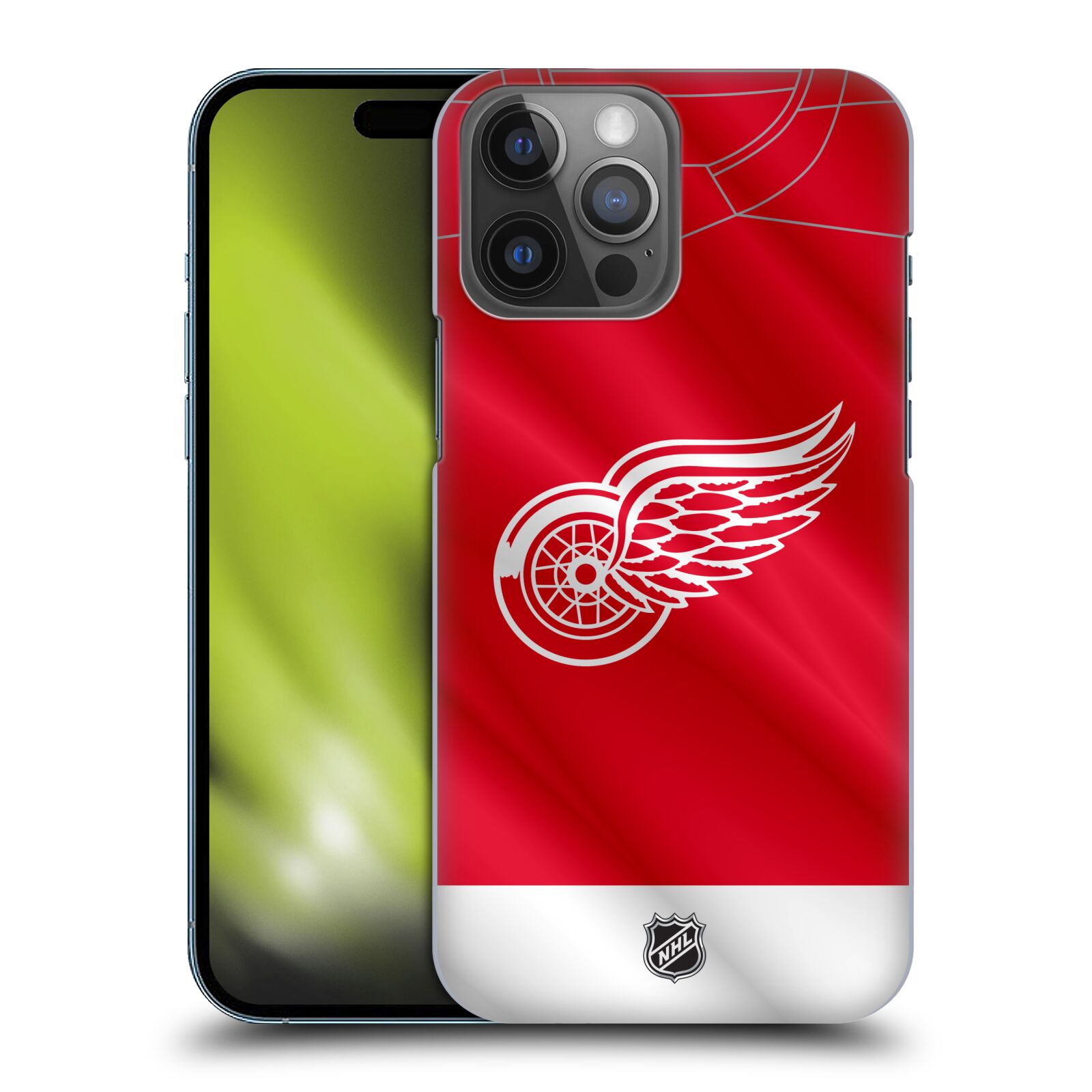 Pouzdro na mobil Apple Iphone 14 PRO MAX - HEAD CASE - Hokej NHL - Detroit Red Wings - Dres
