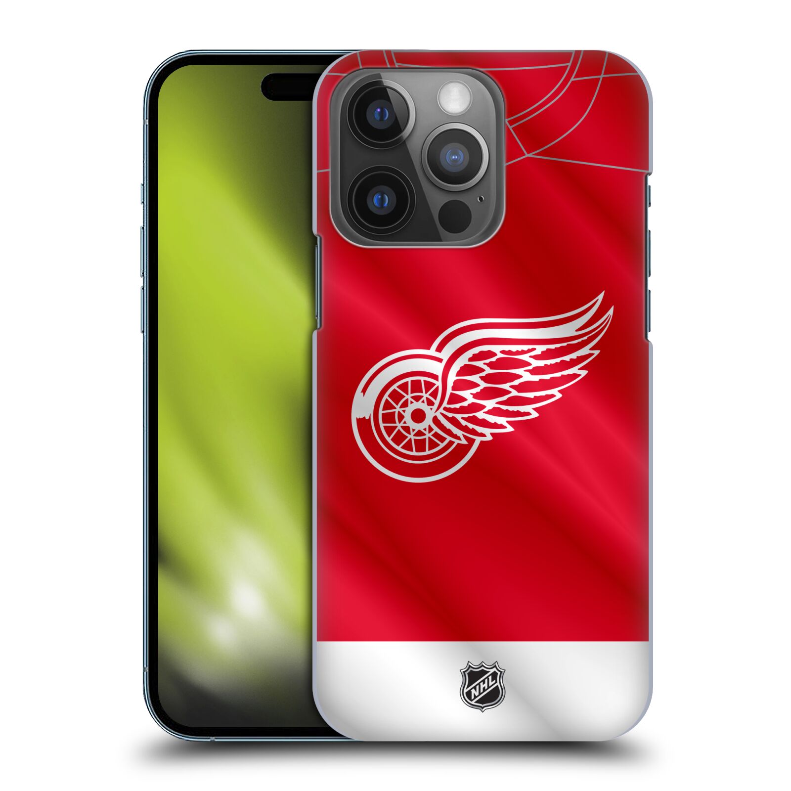 Pouzdro na mobil Apple Iphone 14 PRO - HEAD CASE - Hokej NHL - Detroit Red Wings - Dres