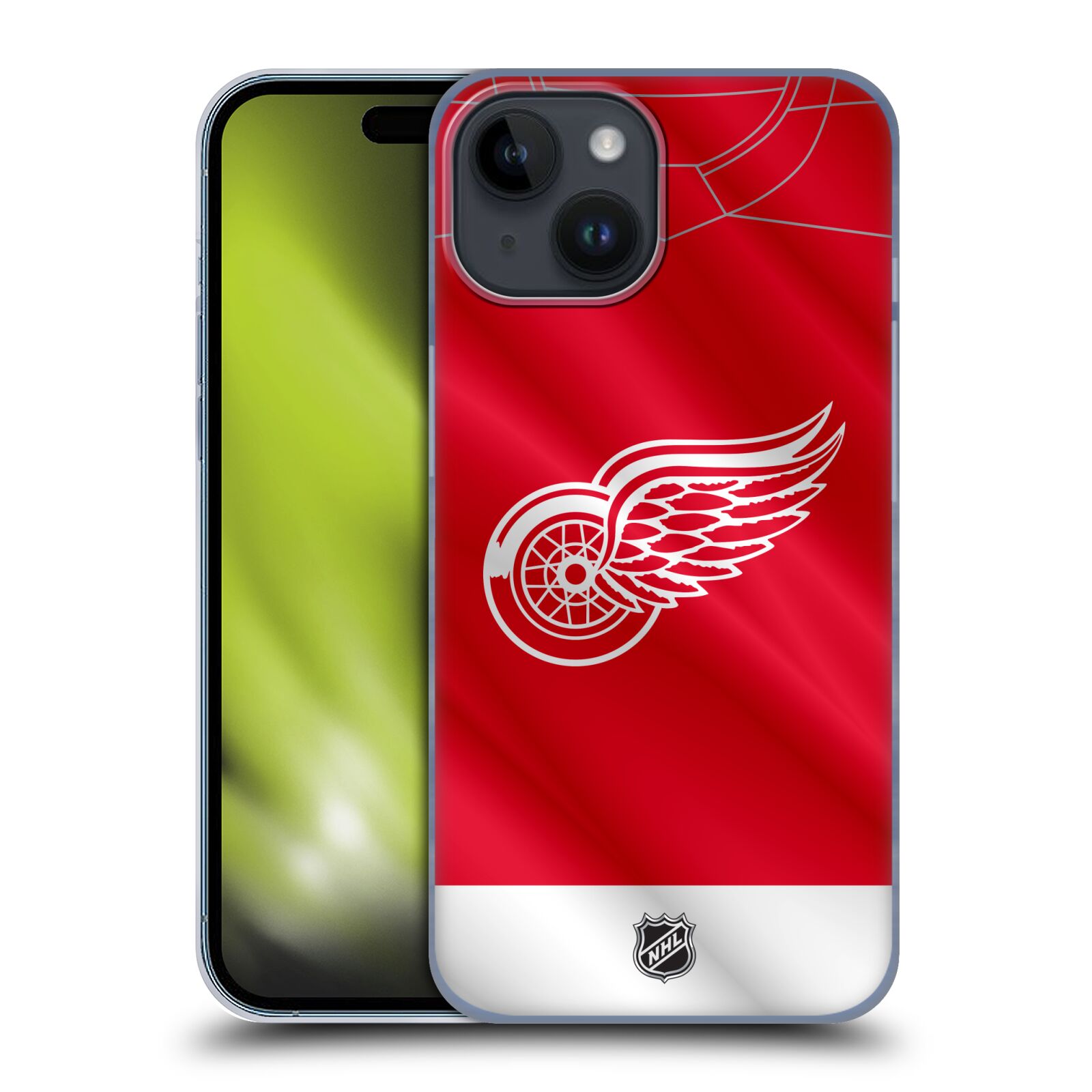 Plastový obal HEAD CASE na mobil Apple Iphone 15  Hokej NHL - Detroit Red Wings - Dres