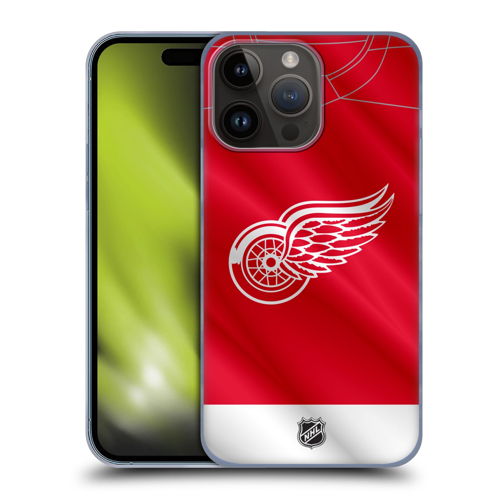 Plastový obal HEAD CASE na mobil Apple Iphone 15 PRO MAX  Hokej NHL - Detroit Red Wings - Dres