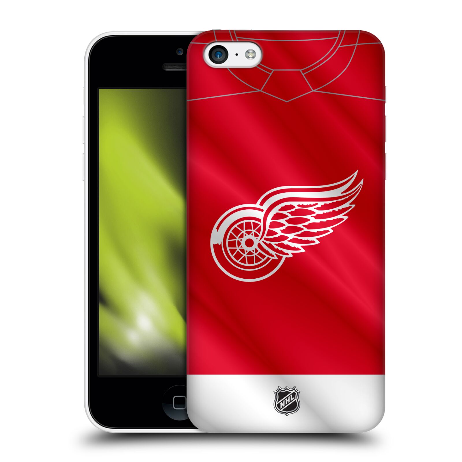 Pouzdro na mobil Apple Iphone 5C - HEAD CASE - Hokej NHL - Detroit Red Wings - Dres
