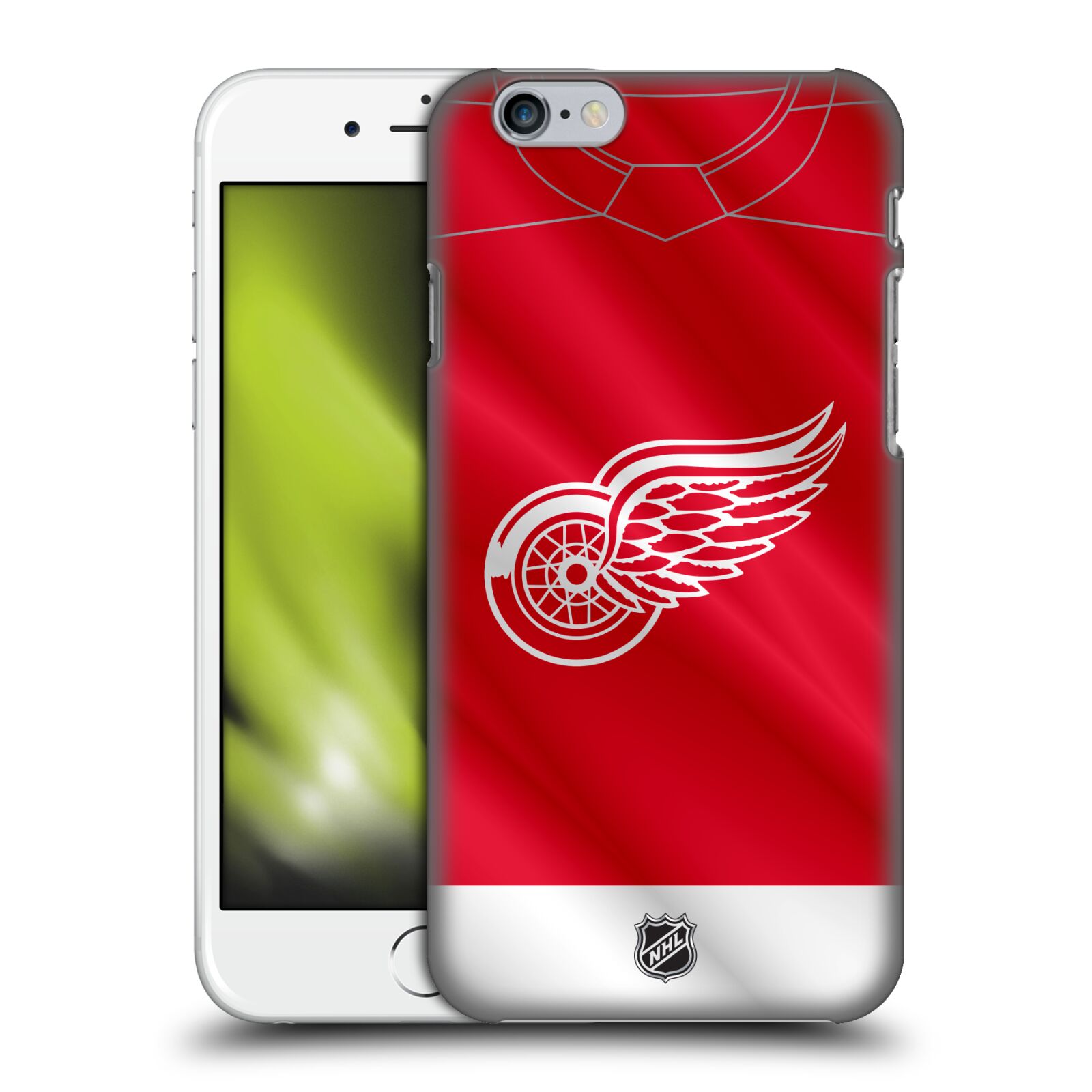 Pouzdro na mobil Apple Iphone 6/6S - HEAD CASE - Hokej NHL - Detroit Red Wings - Dres