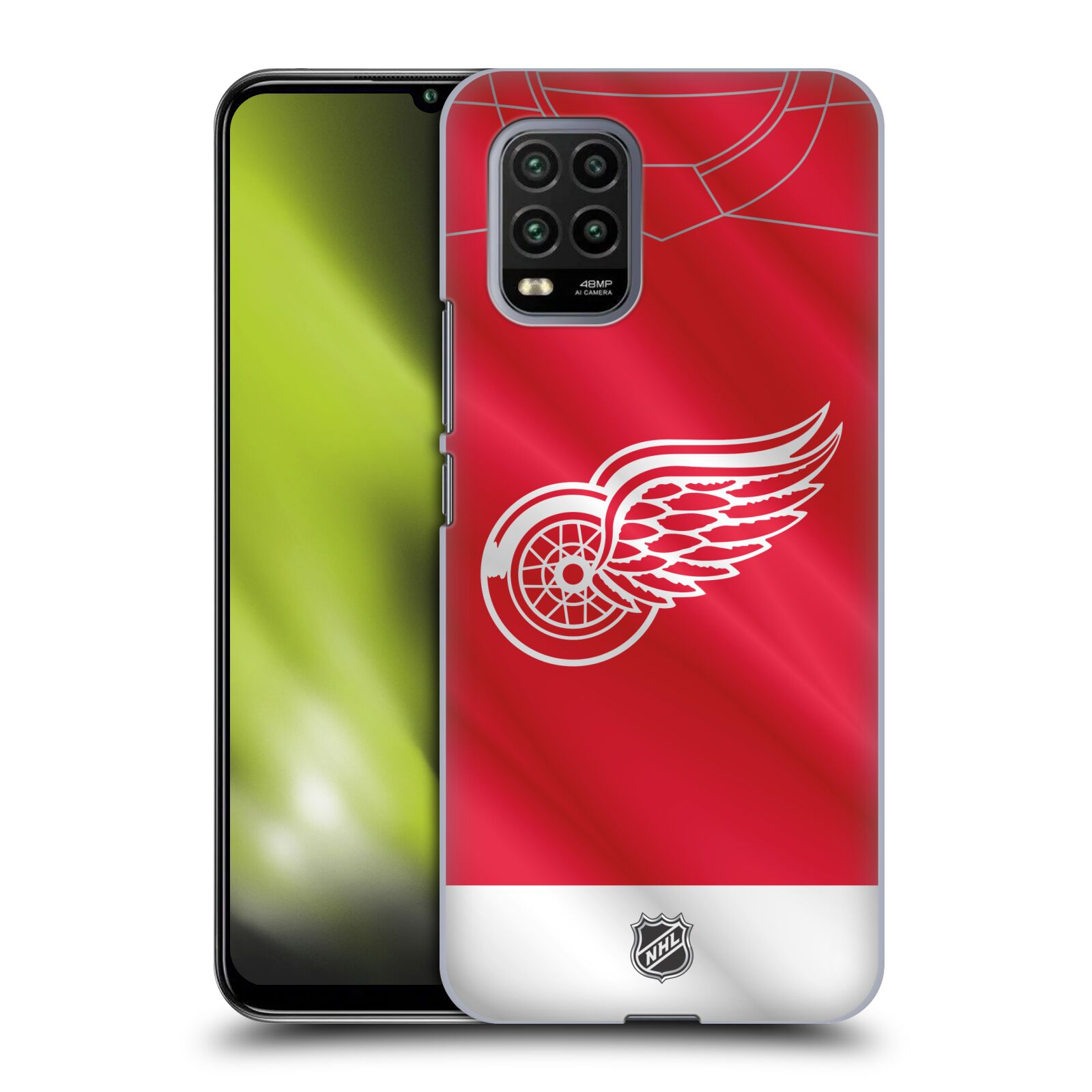 Pouzdro na mobil Xiaomi  Mi 10 LITE / Mi 10 LITE 5G - HEAD CASE - Hokej NHL - Detroit Red Wings - Dres
