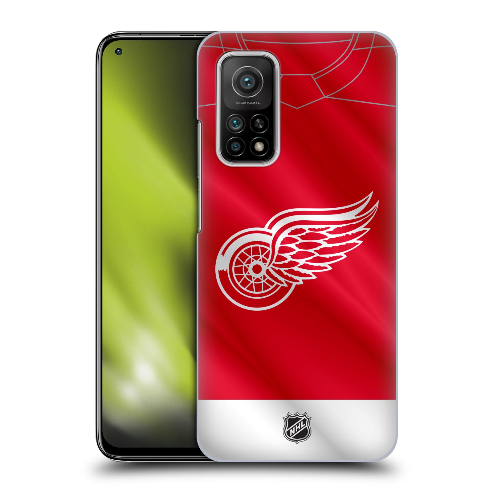 Pouzdro na mobil Xiaomi  Mi 10T / Mi 10T PRO - HEAD CASE - Hokej NHL - Detroit Red Wings - Dres