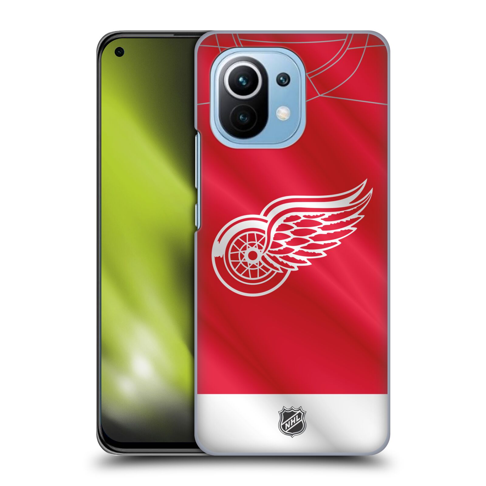 Pouzdro na mobil Xiaomi  Mi 11 - HEAD CASE - Hokej NHL - Detroit Red Wings - Dres