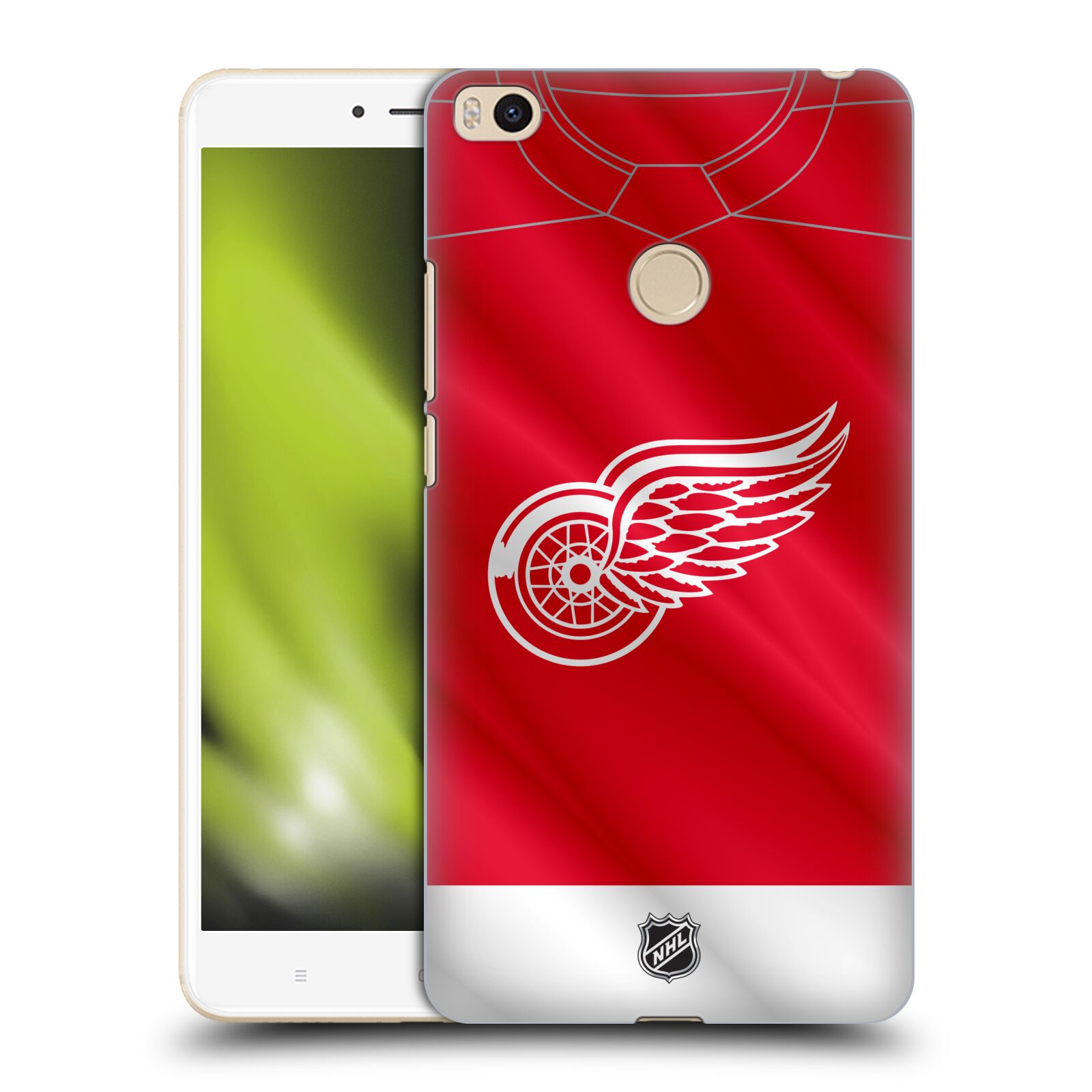 Pouzdro na mobil Xiaomi Mi Max 2 - HEAD CASE - Hokej NHL - Detroit Red Wings - Dres