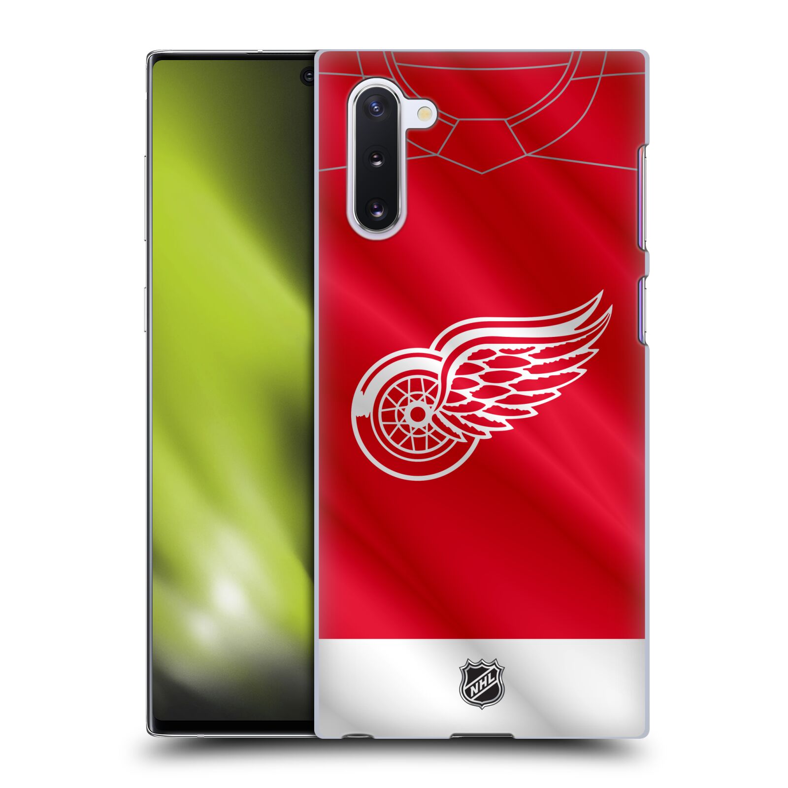 Pouzdro na mobil Samsung Galaxy Note 10 - HEAD CASE - Hokej NHL - Detroit Red Wings - Dres