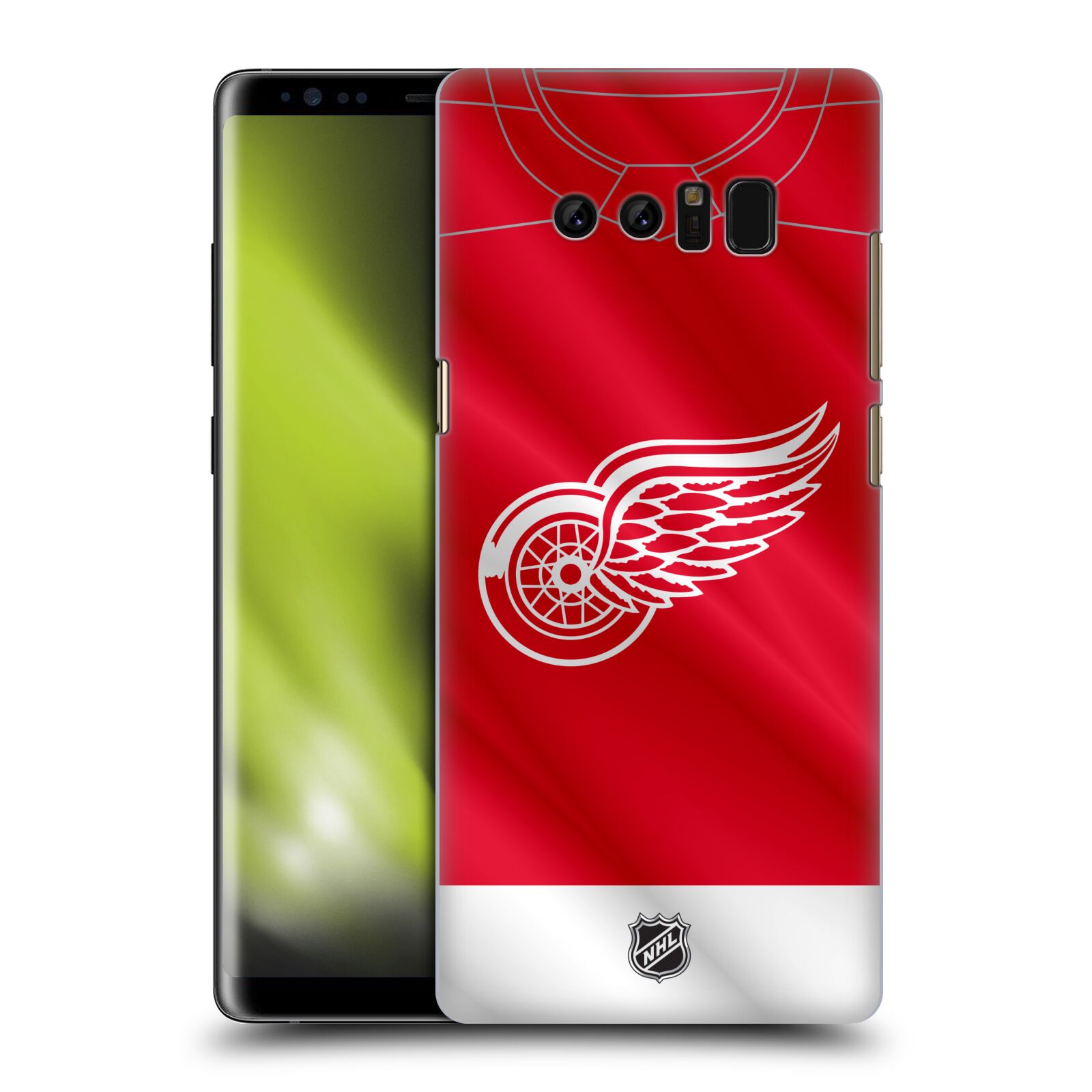 Pouzdro na mobil Samsung Galaxy Note 8 - HEAD CASE - Hokej NHL - Detroit Red Wings - Dres