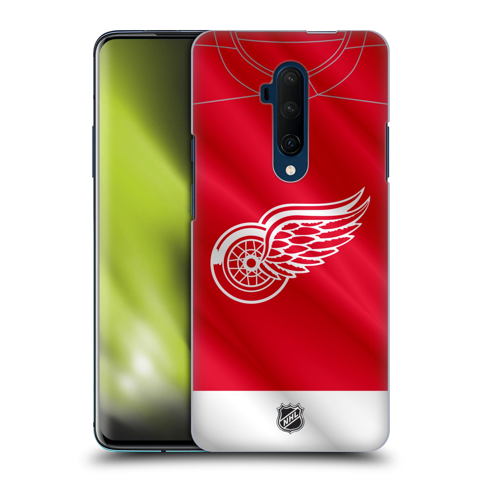 Pouzdro na mobil OnePlus 7T Pro - HEAD CASE - Hokej NHL - Detroit Red Wings - Dres