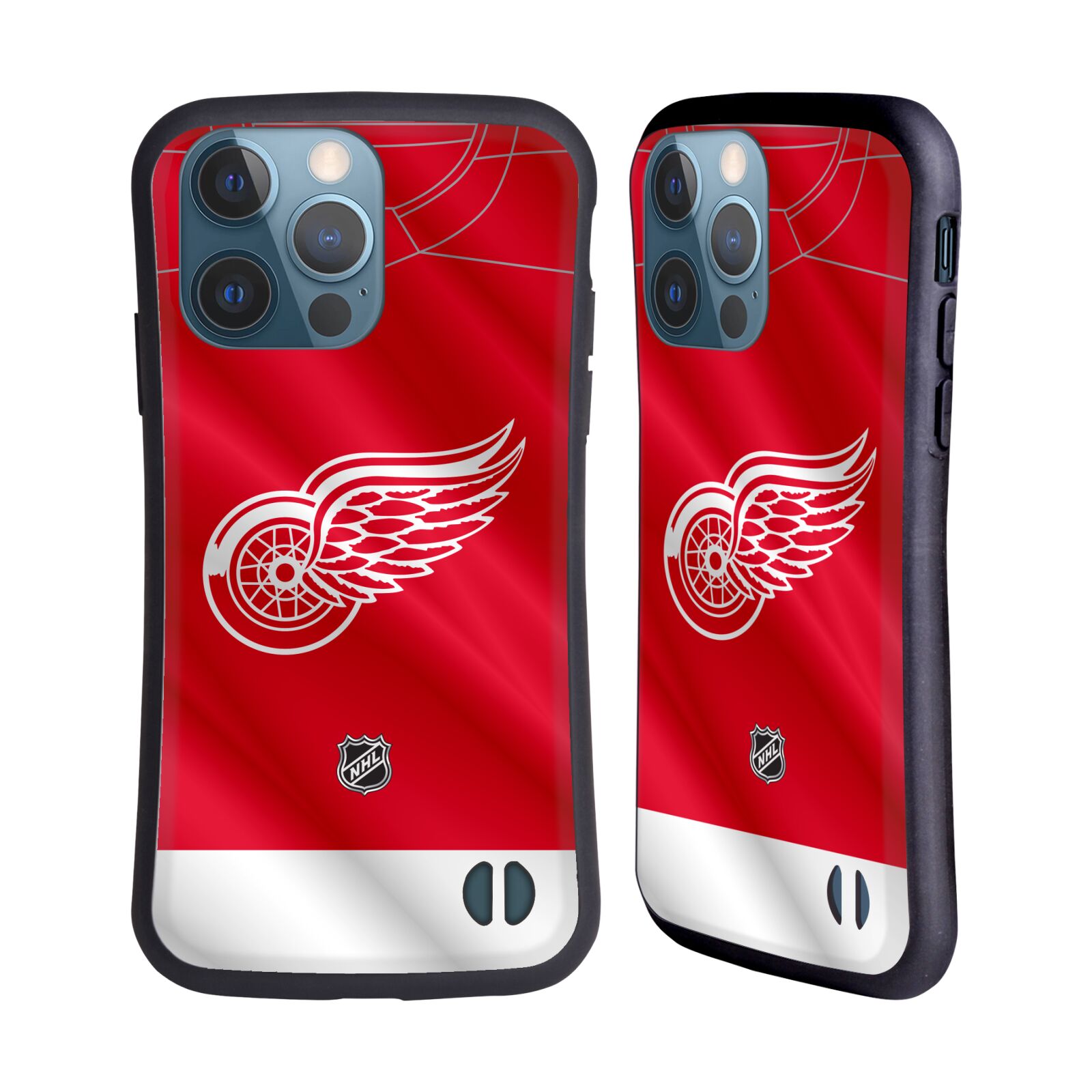 Obal na mobil Apple iPhone 13 PRO - HEAD CASE - NHL - Detroit Red Wings znak na dresu
